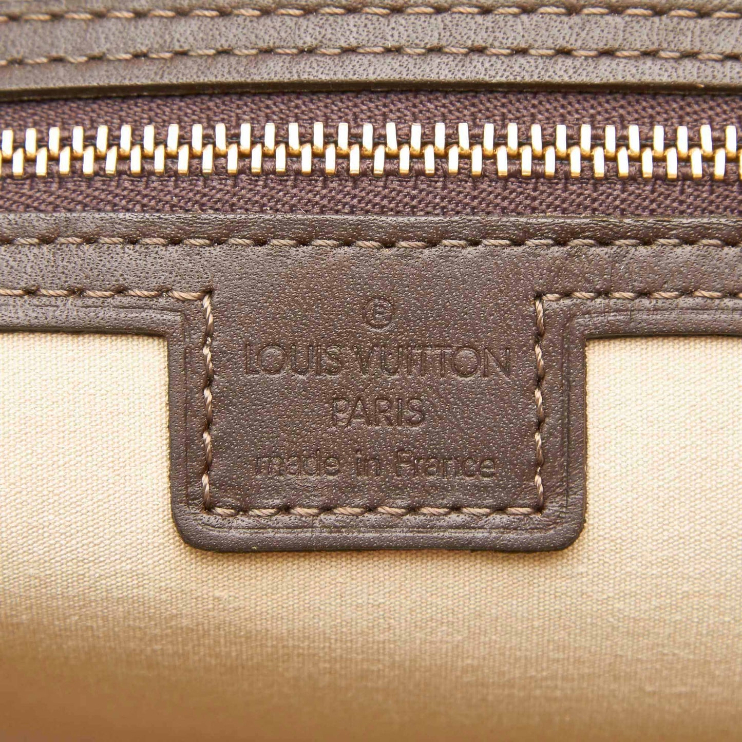 Louis Vuitto Alma Haut Mini Lin Canvas Handbag