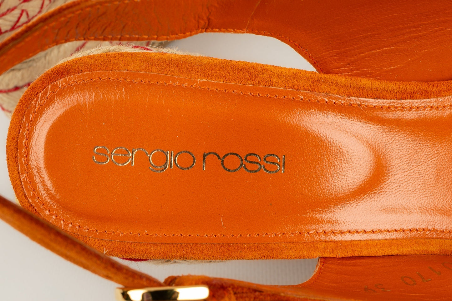 Escarpins oranges Sergio Rossi