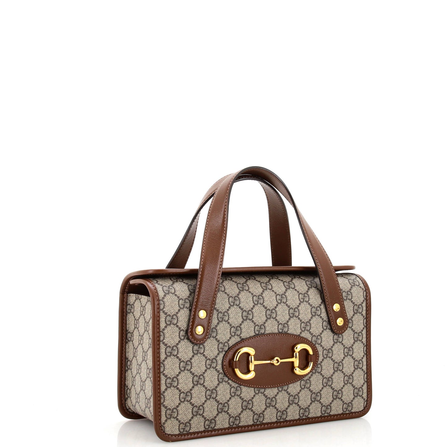 Horsebit 1955 Boston Bag GG Coated Canvas Small