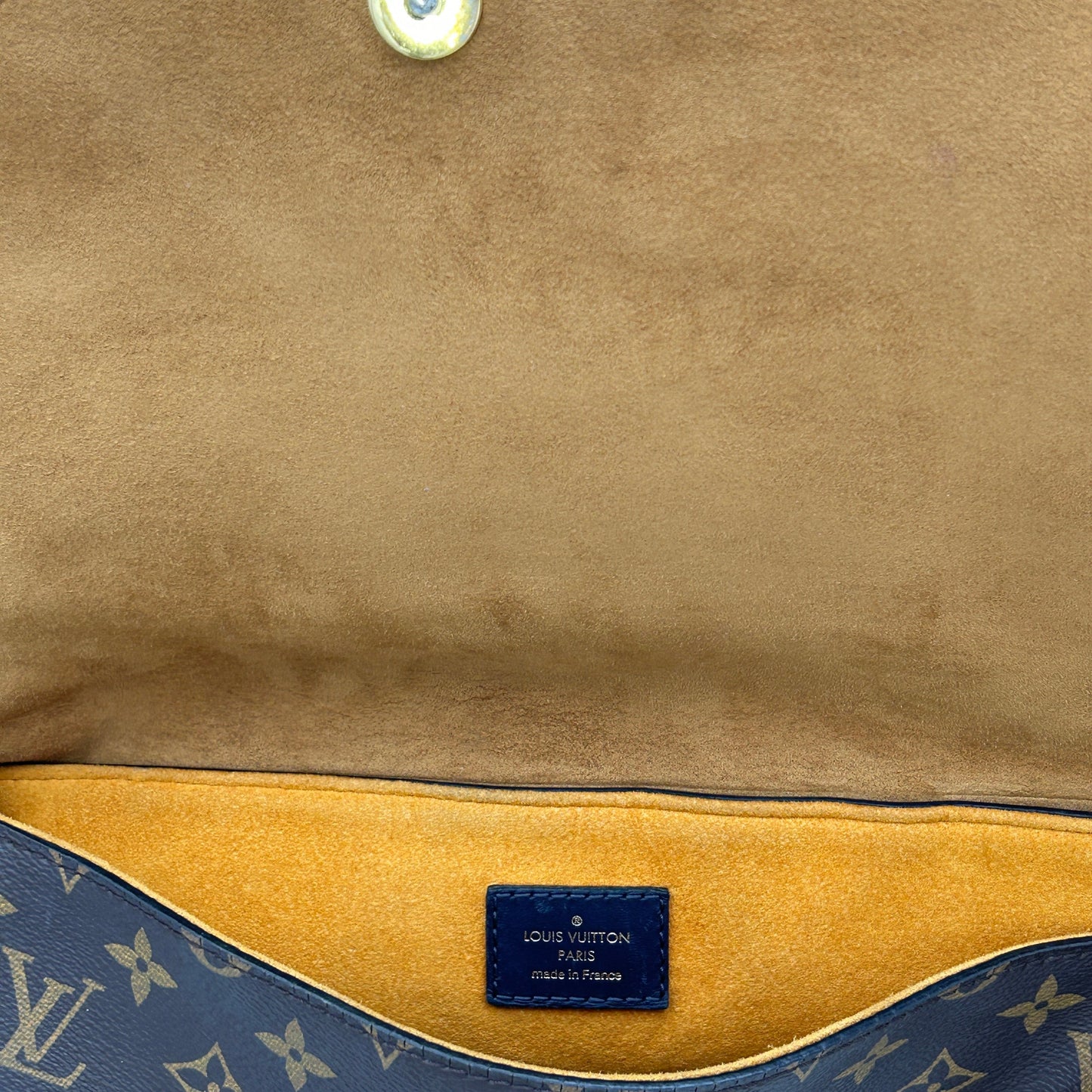 Louis Vuitton Beaubourg Monogram Canvas Handbag Brown Medium