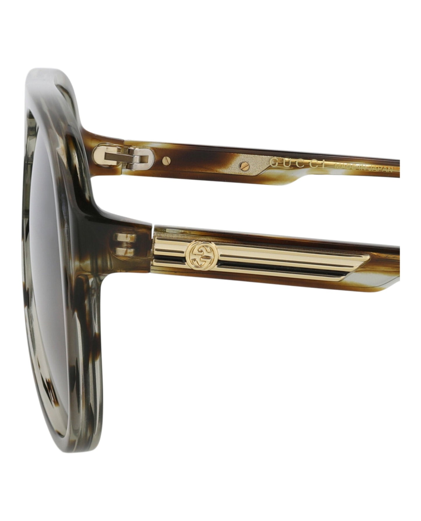 Aviator-Frame Recycled Acetate Sunglasses