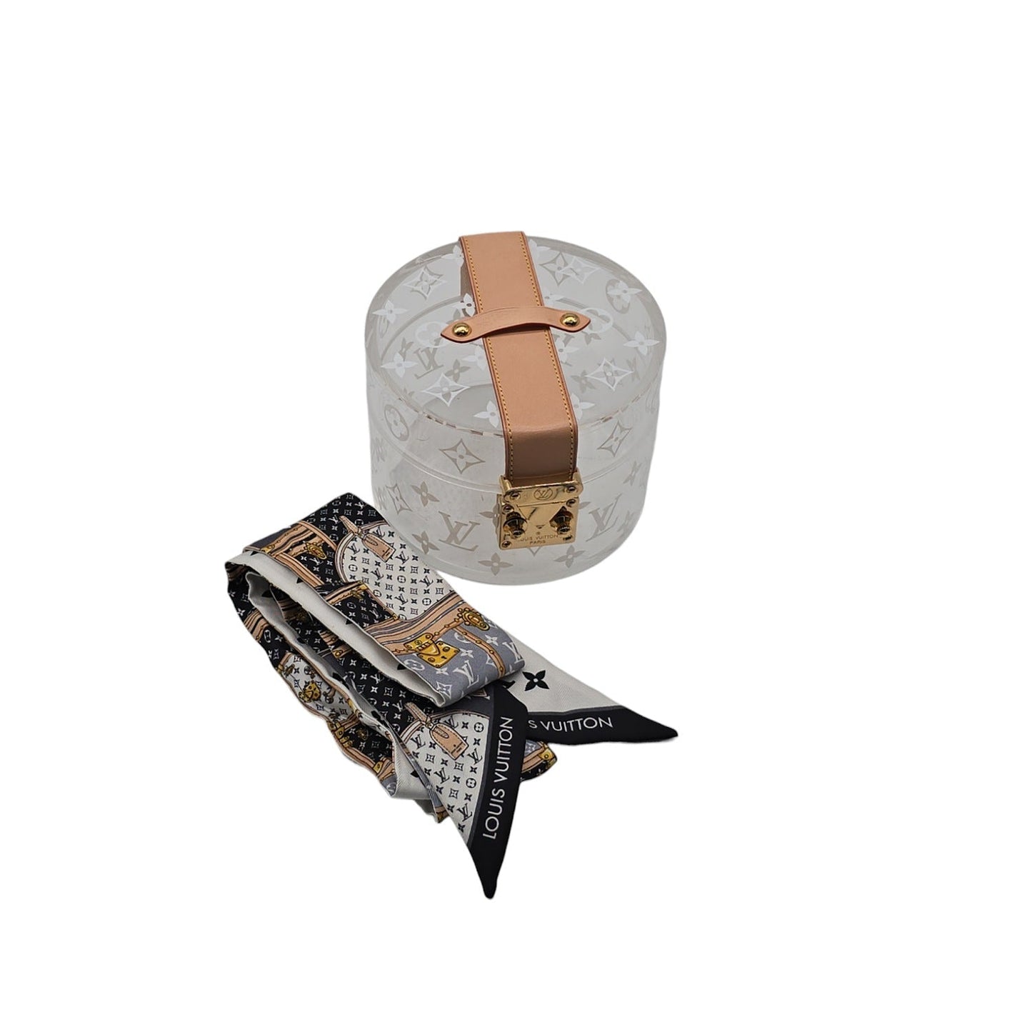 Louis Vuitton Letâ€™s Go BB Bandeau & Transparent Plexiglass Scott Box