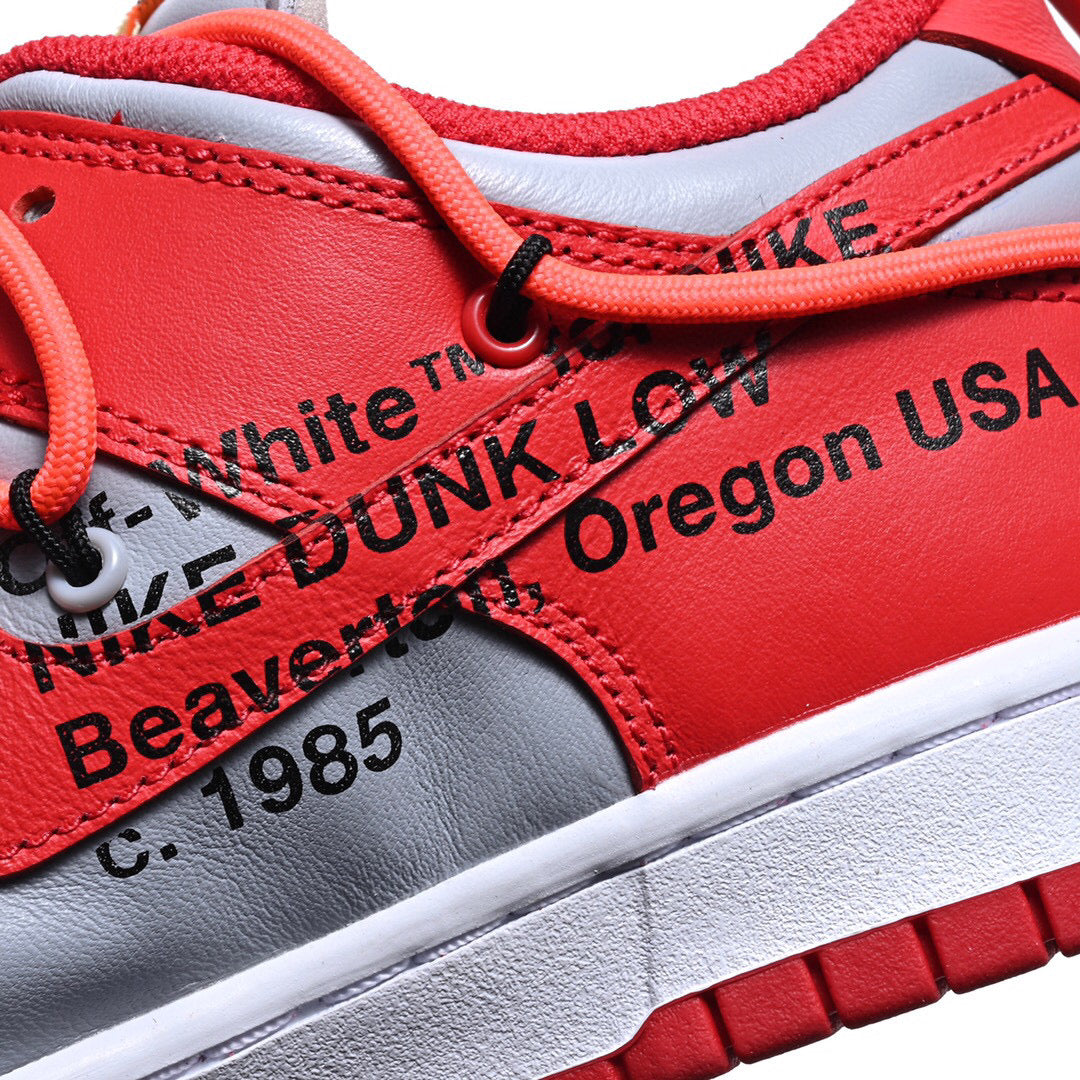 GLM - OW x Dunk Silver Red