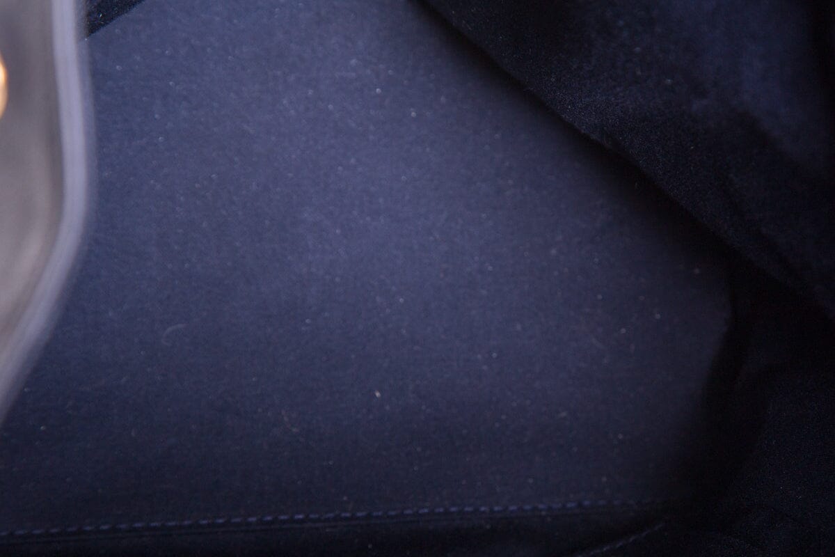 Ralph Lauren Collection Navy Leather Backpack