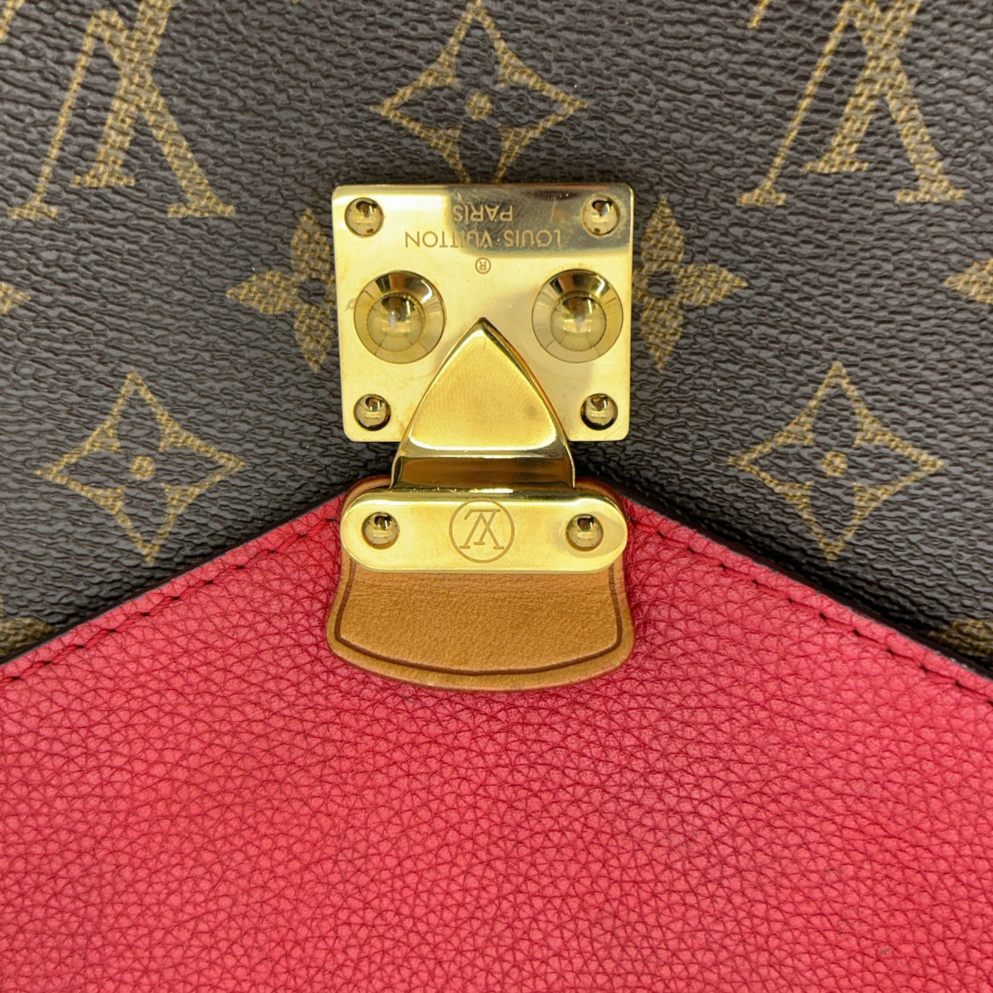 LOUIS VUITTON Monogram Pallas Chain Cherry 2100301162075