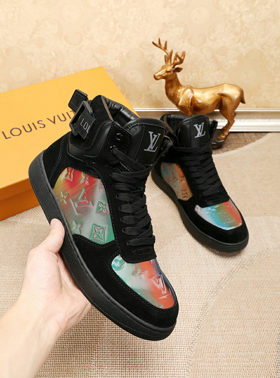 GLM - LUV High Top Black Sneaker