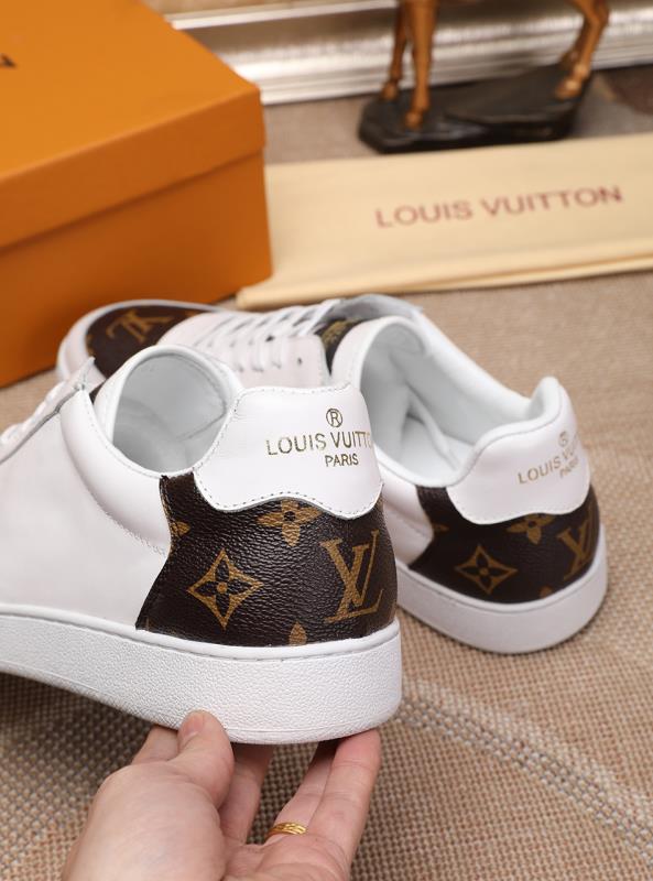 GLM - LUV GLMnogram Denim Brown and White Sneaker