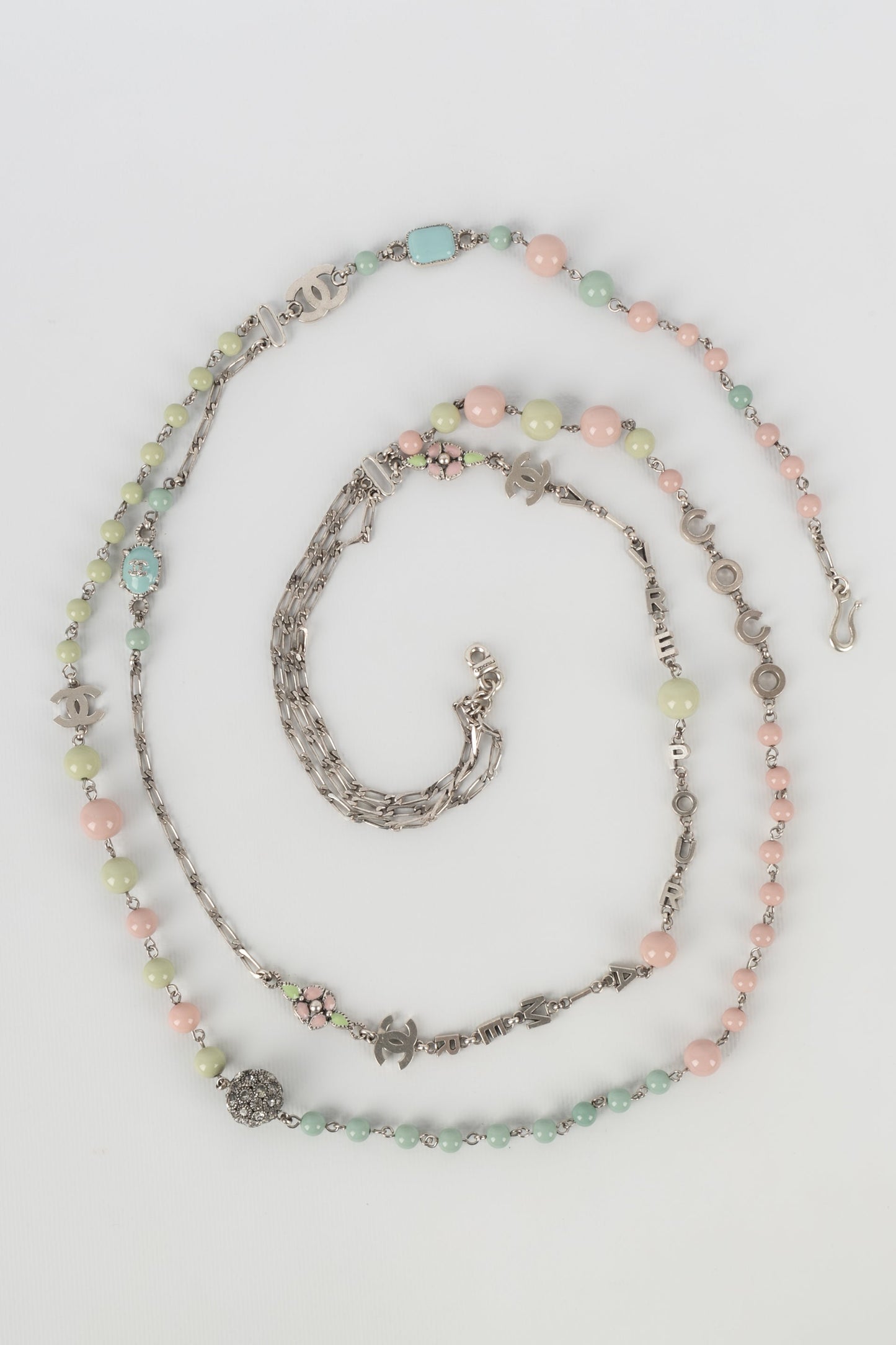 Collier pastel Chanel CroisiÃƒÆ’Ã‚Â¨re 2003