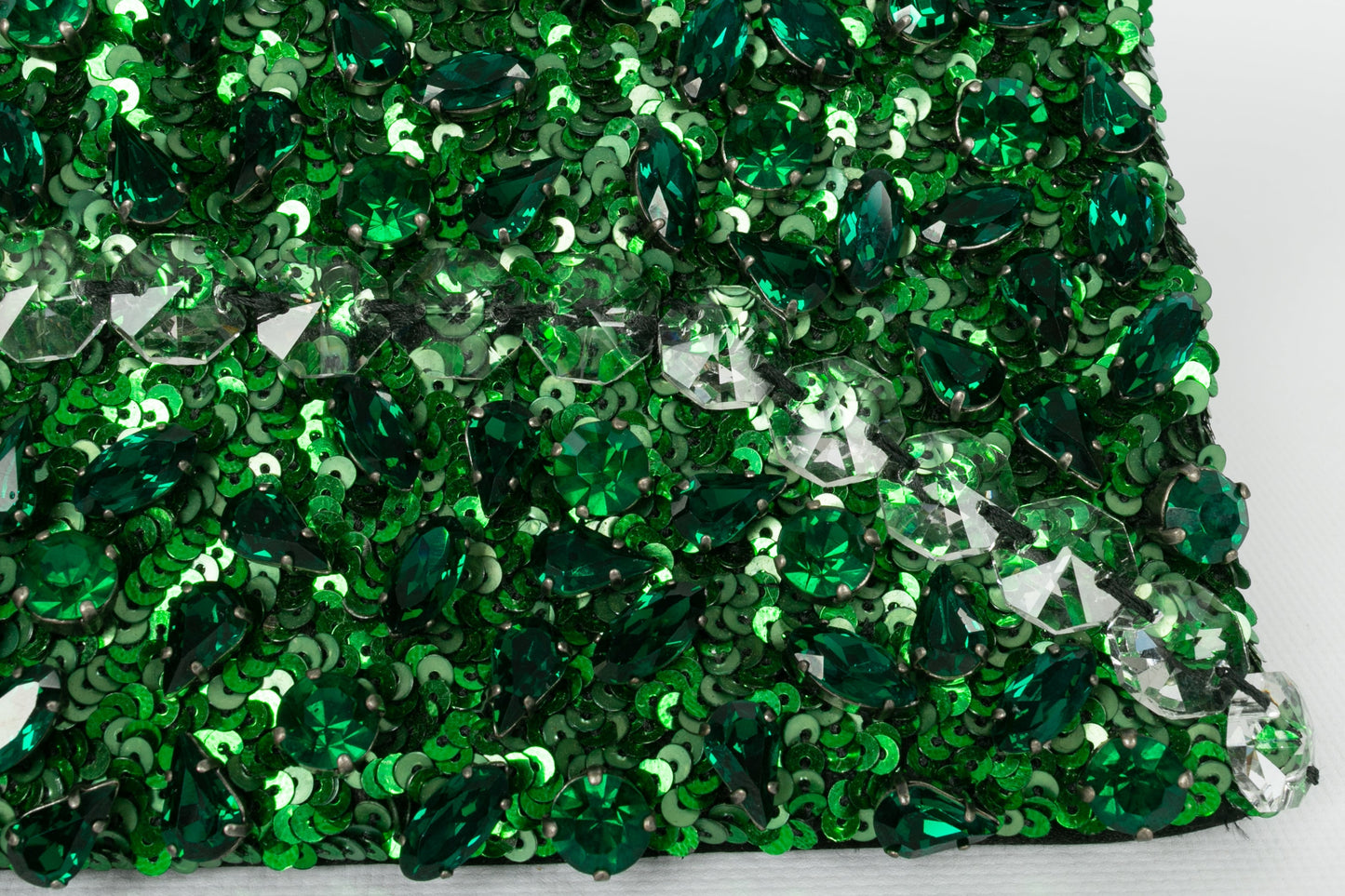 Pochette verte Lanvin