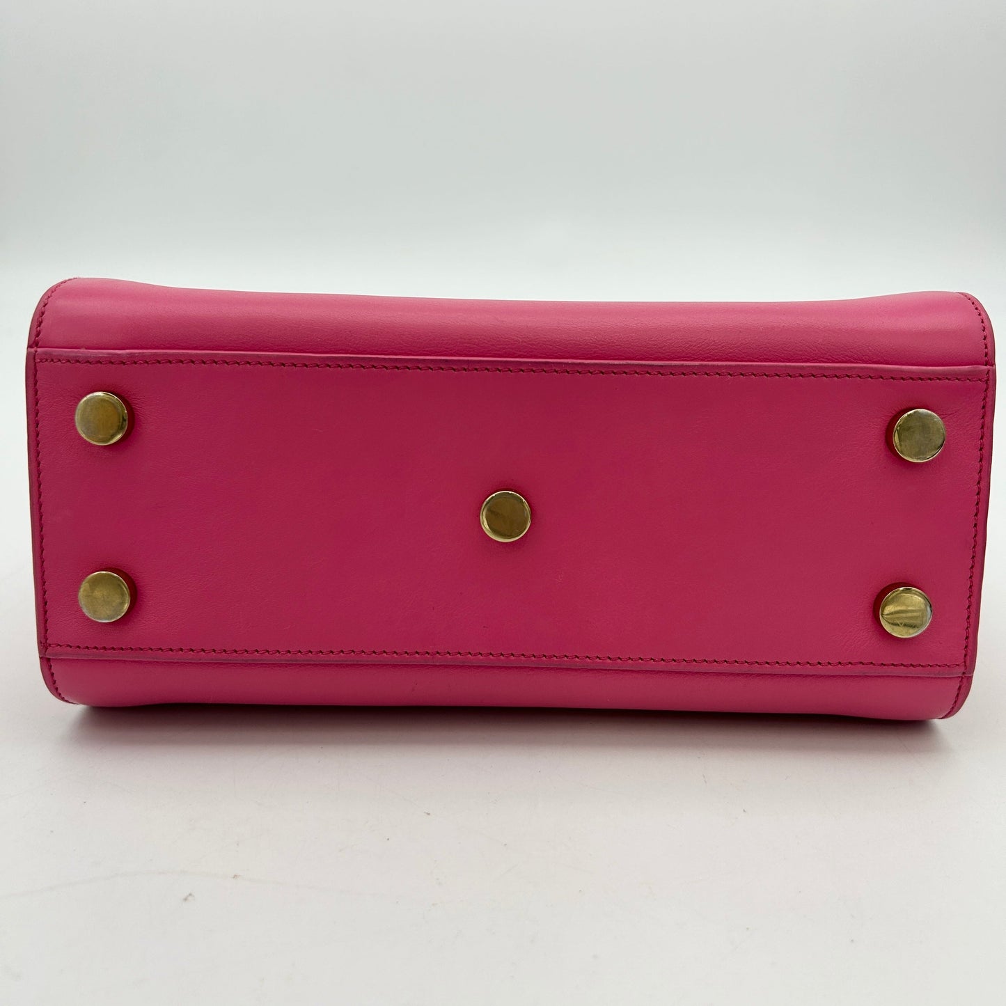 SAINT LAURENT Calfskin Nano Sac De Jour Bubblegum LA1084