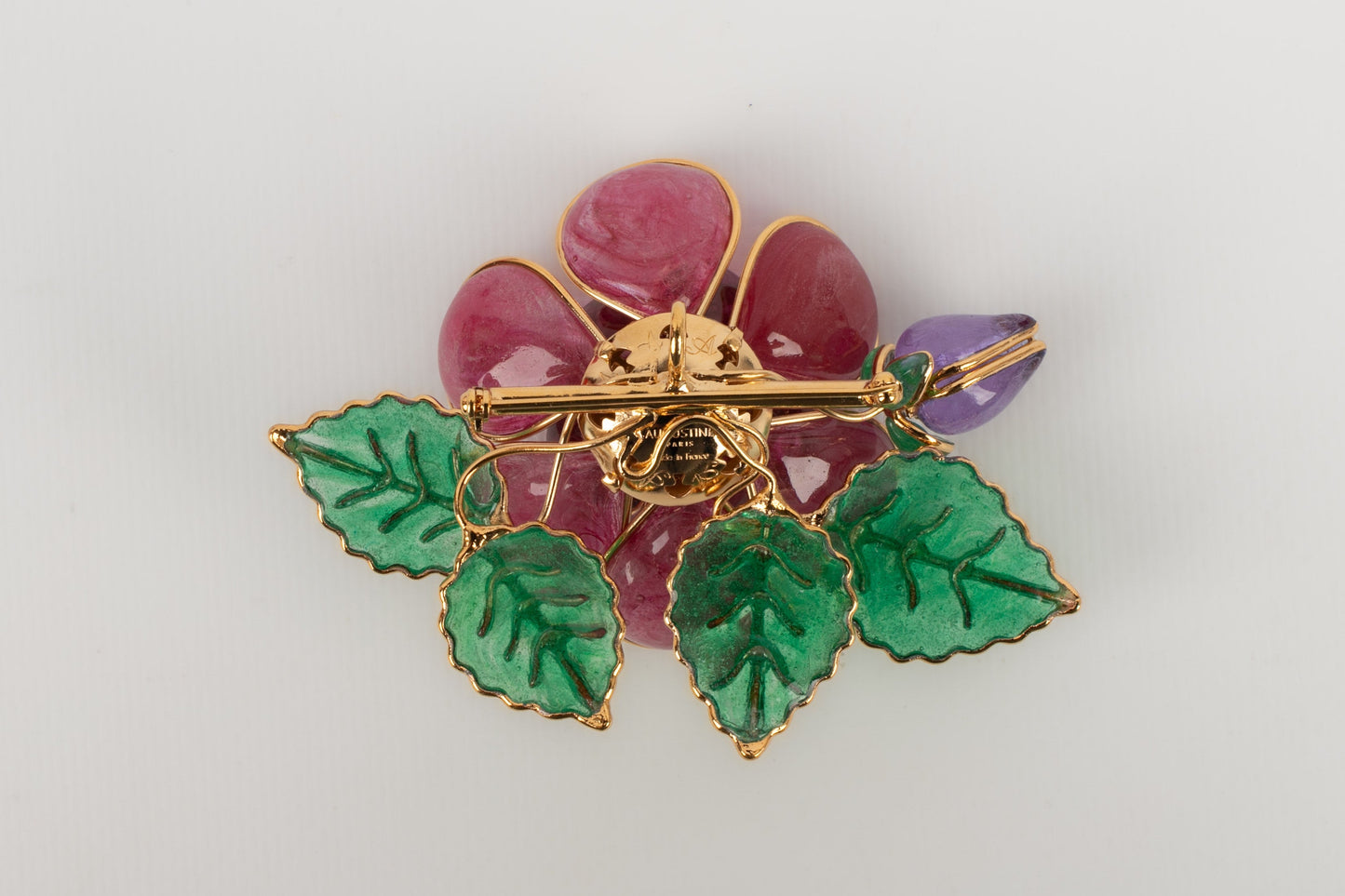 Broche / Pendentif en pÃƒÆ’Ã‚Â¢te de verre Augustine