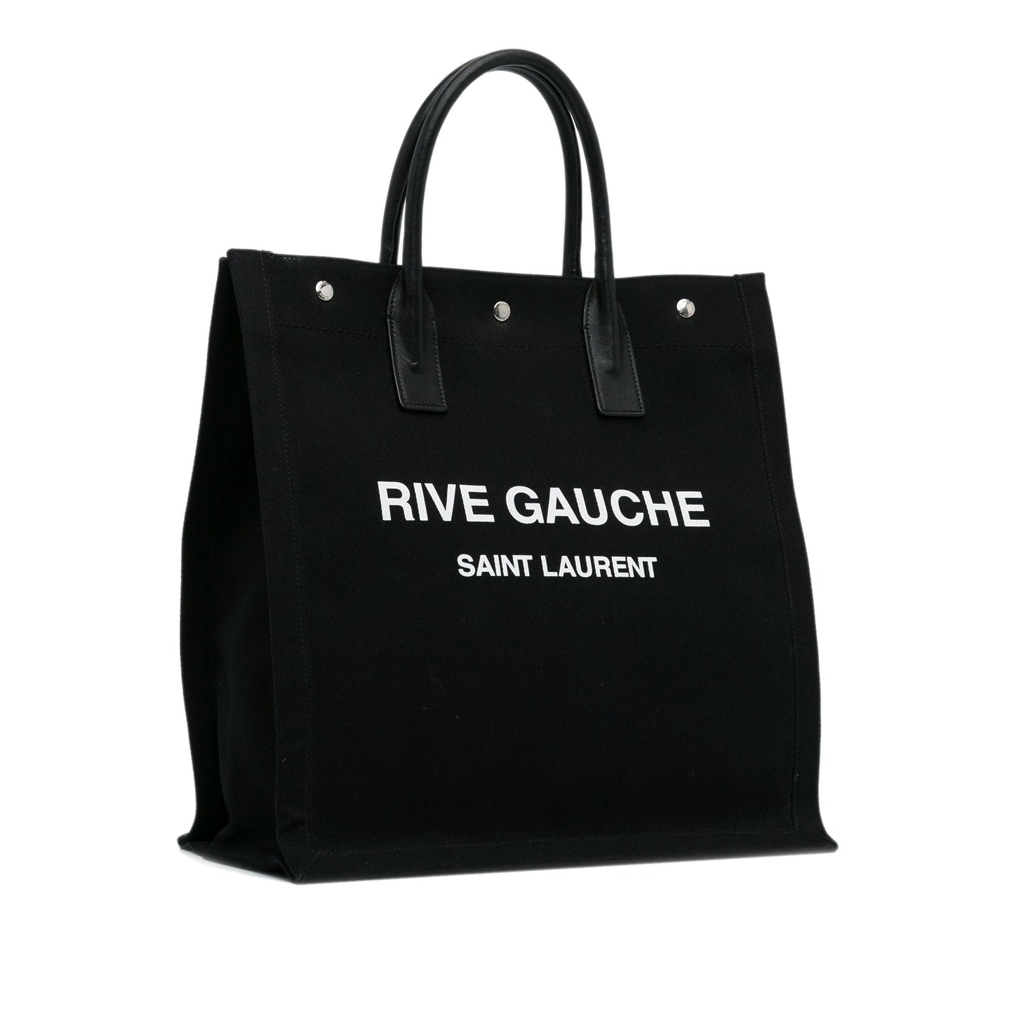 Black Saint Laurent Rive Gauche North South Tote