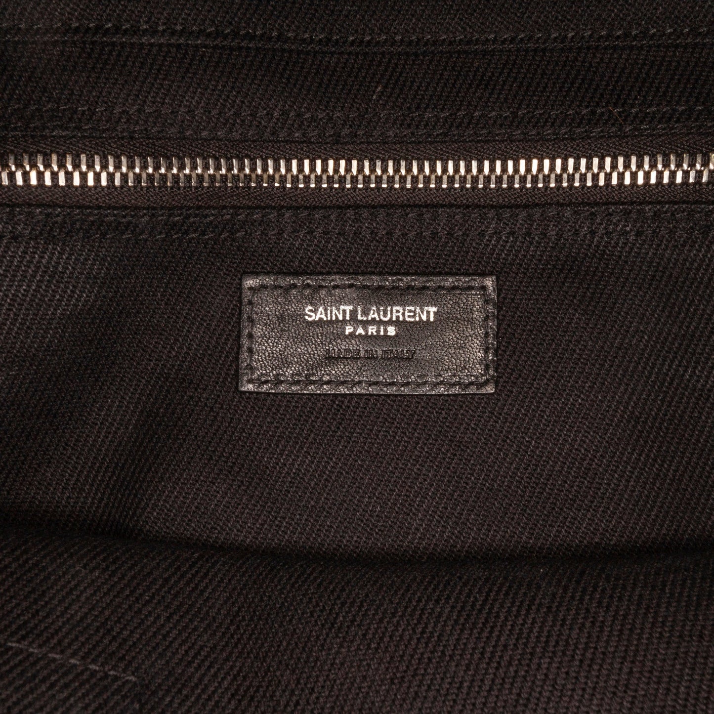 Black Saint Laurent Rive Gauche North South Tote