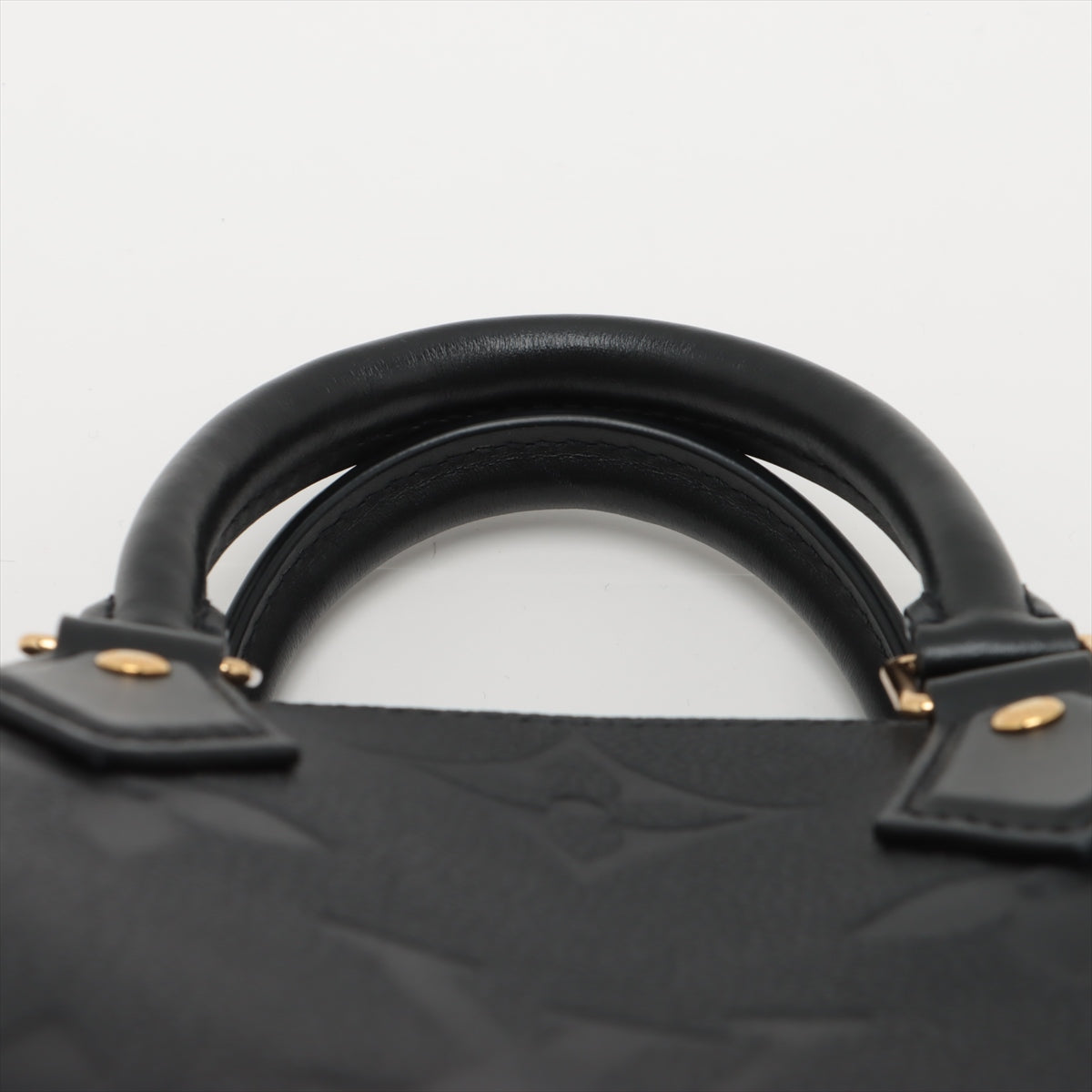 Louis Vuitton Monogram Empreinte Speedy Bandouliere  Black