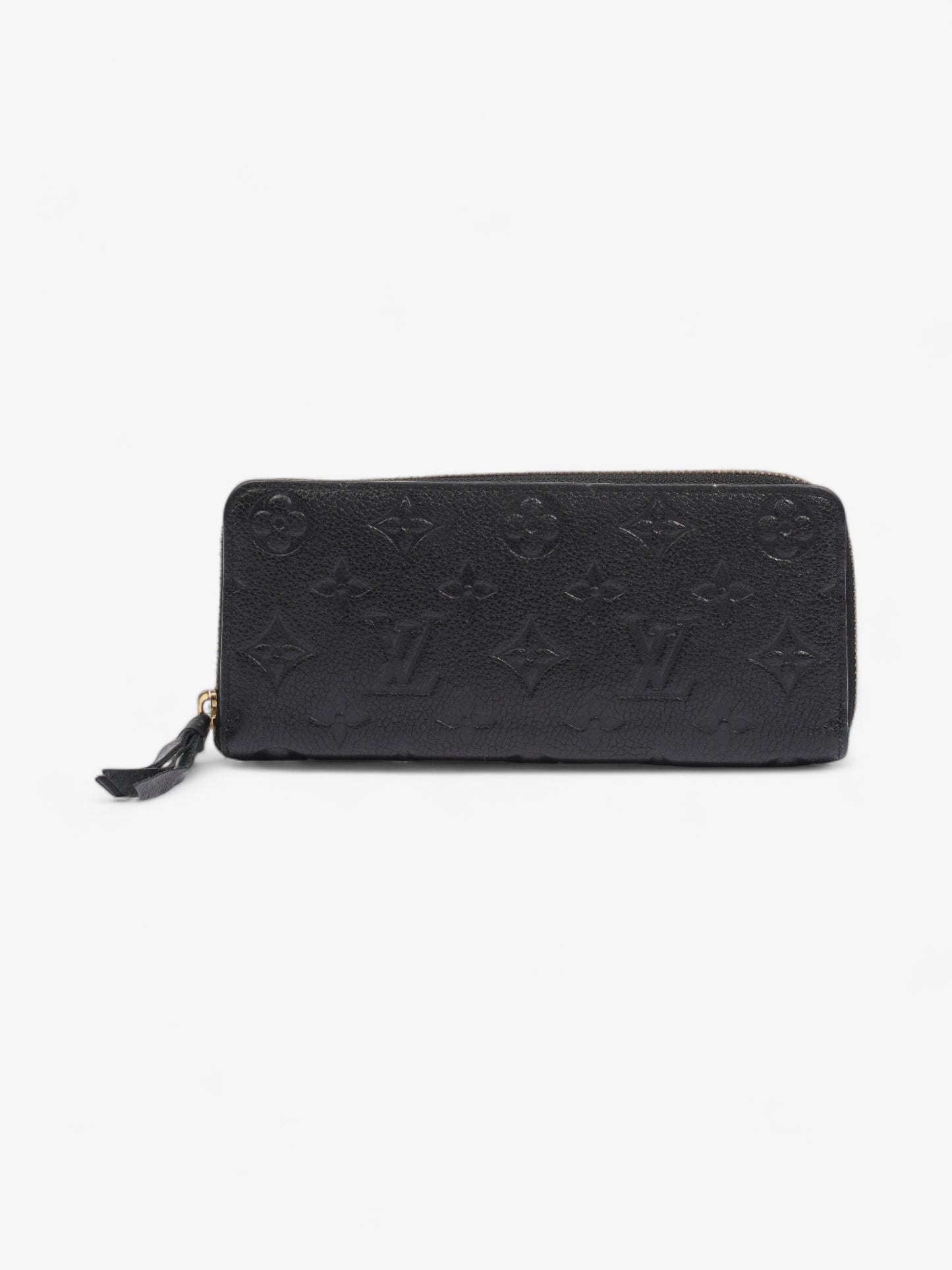 Louis Vuitton Cl茅mence Wallet Black Leather