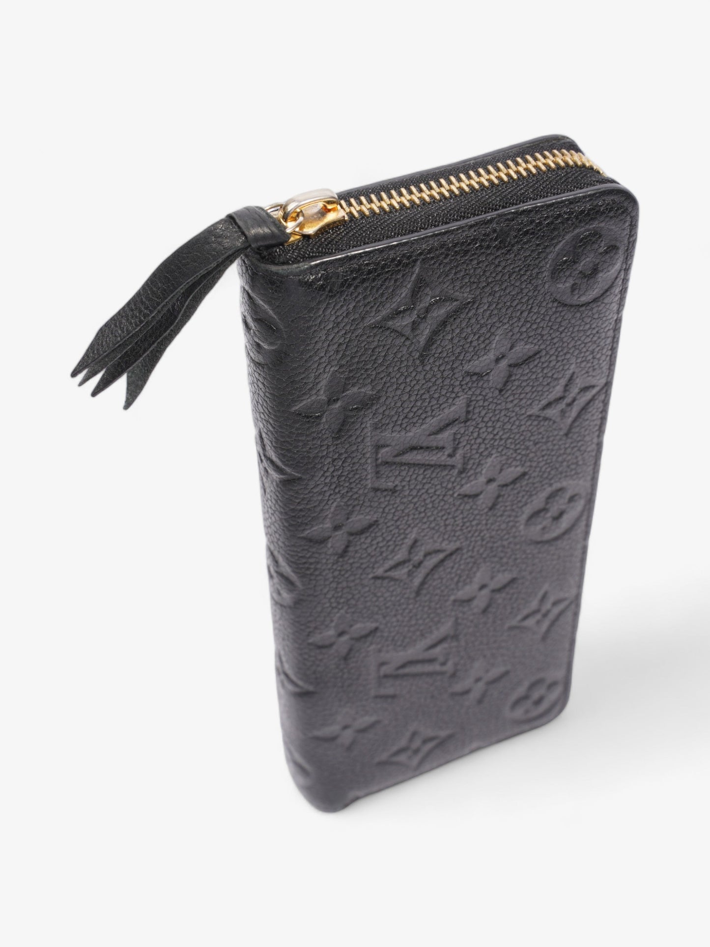 Louis Vuitton Cl茅mence Wallet Black Leather