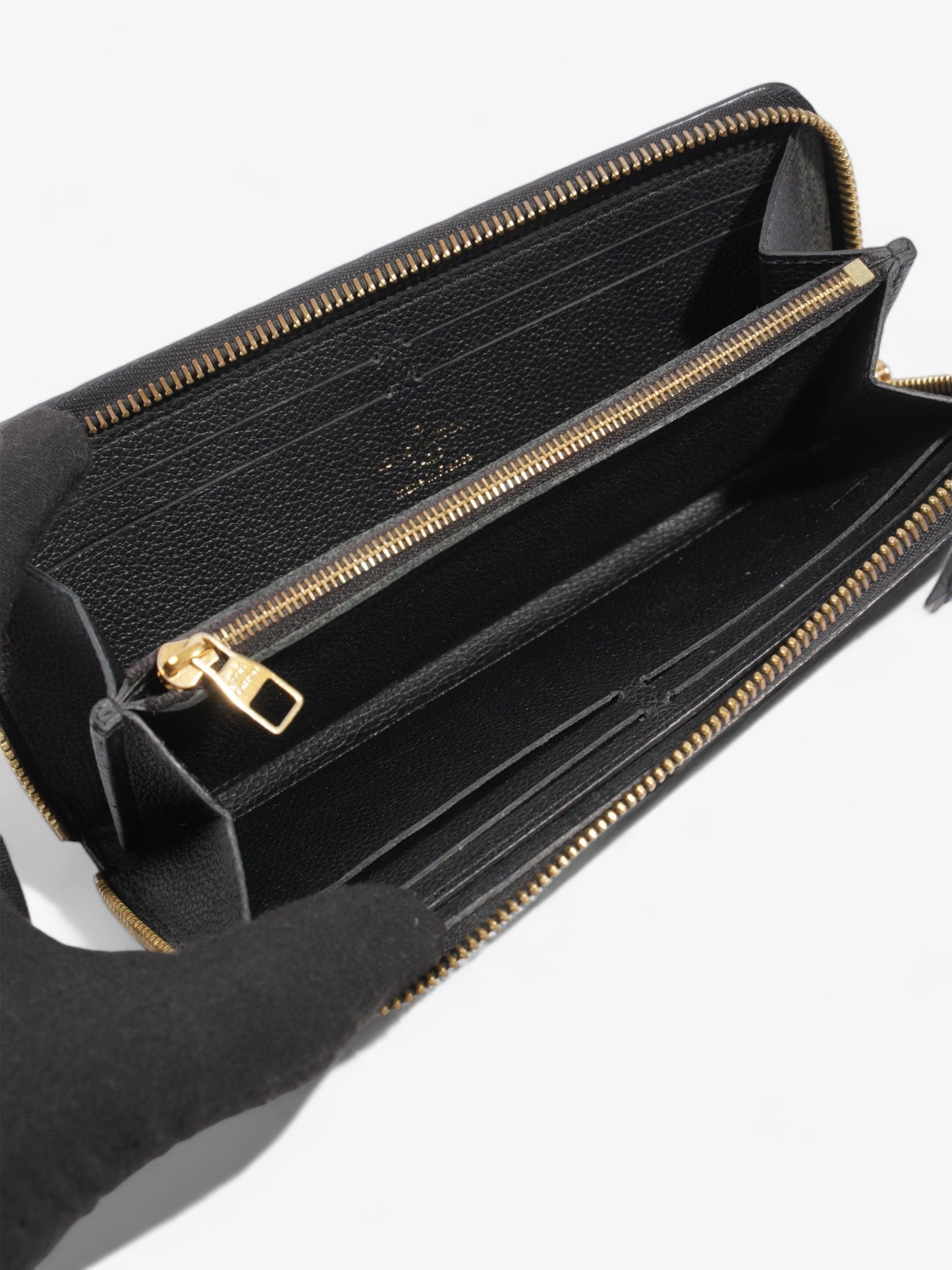 Louis Vuitton Cl茅mence Wallet Black Leather