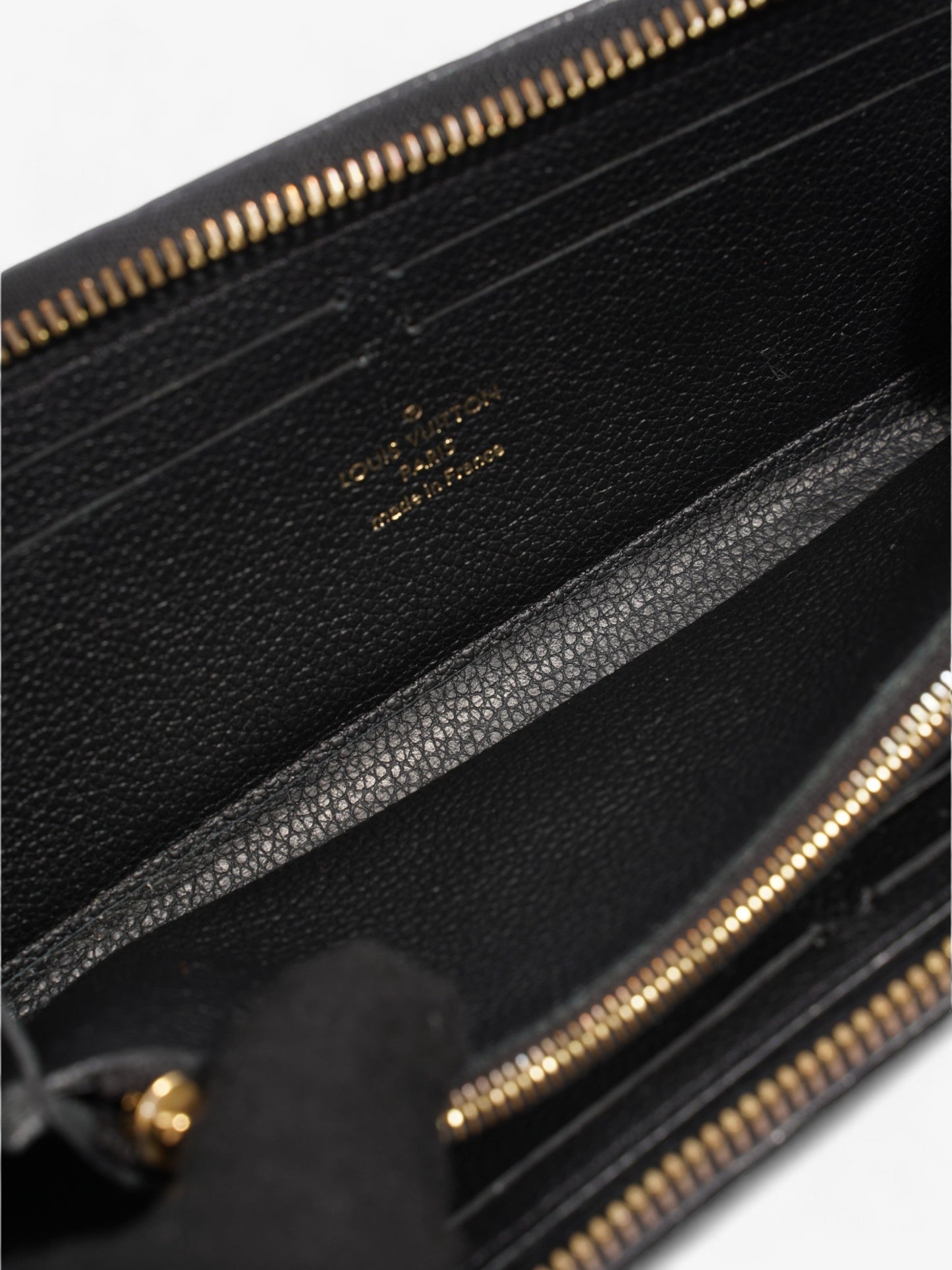 Louis Vuitton Cl茅mence Wallet Black Leather
