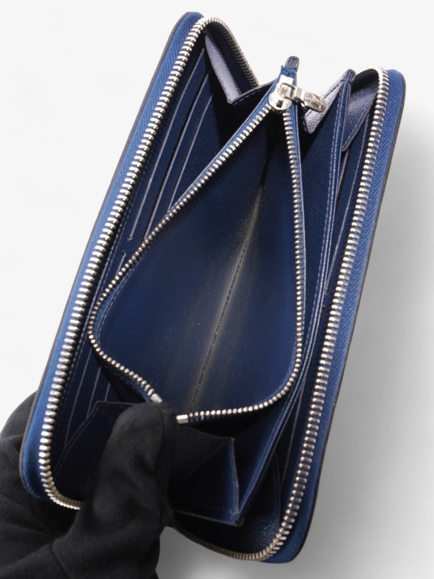 Louis Vuitton Zippy Wallet  Navy Epi Leather