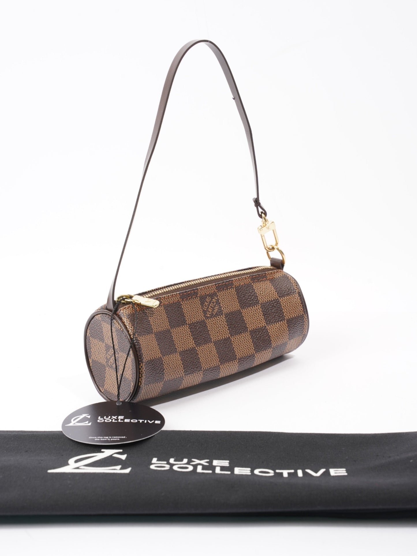 Louis Vuitton Papillon Damier Ebene Coated Canvas Mini