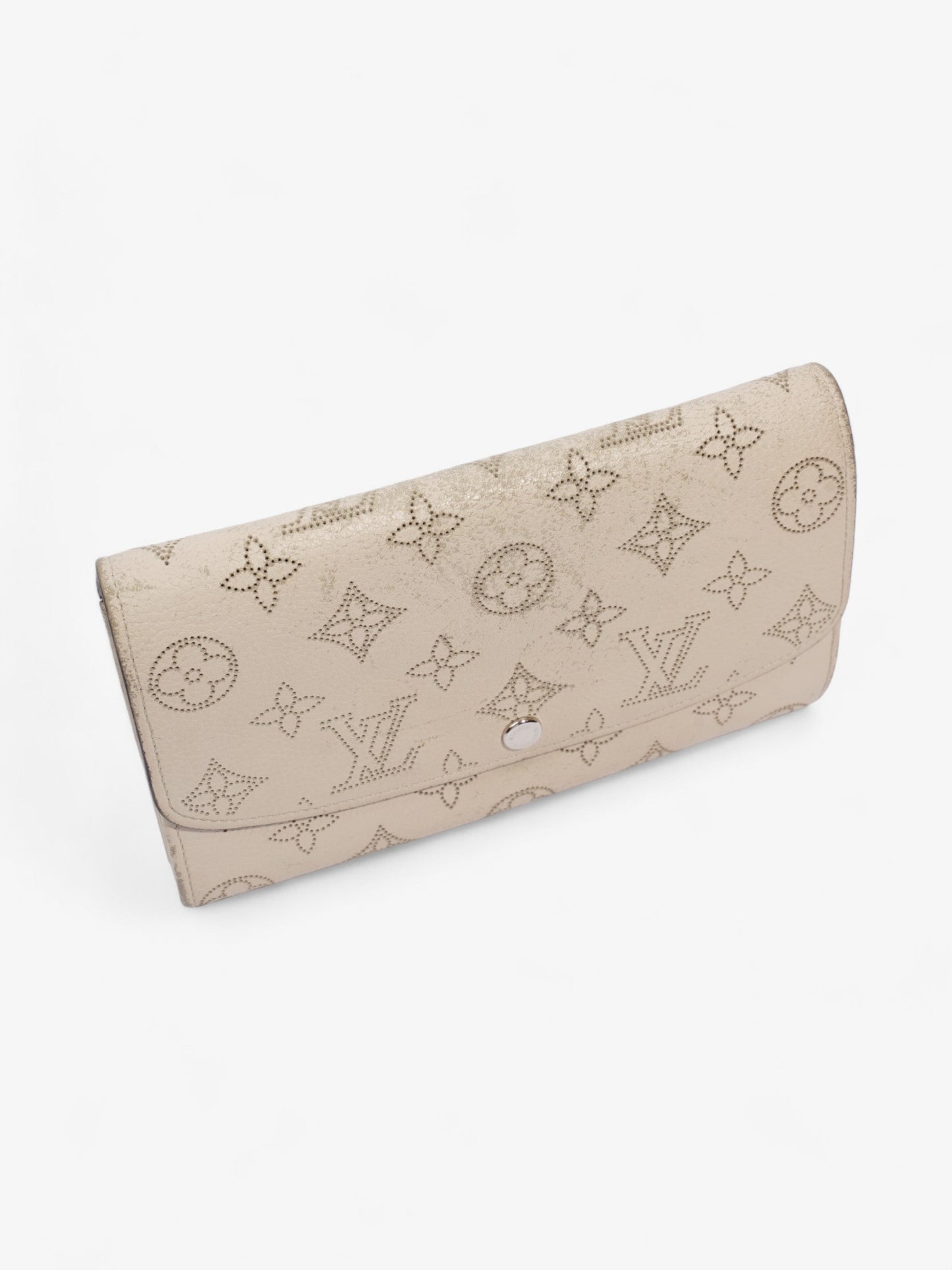 Louis Vuitton Iris Wallet Neutral Mahina Leather