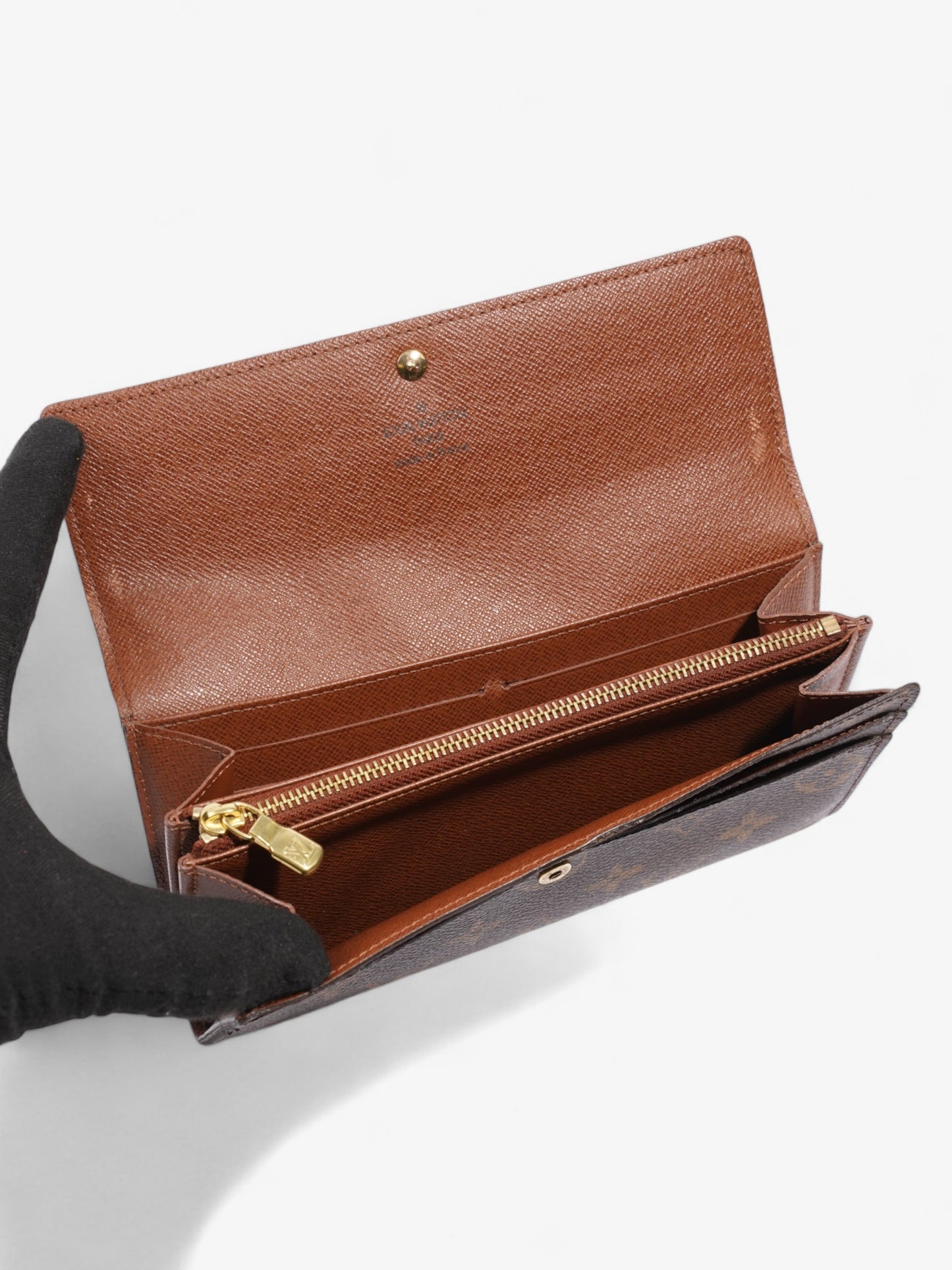 Louis Vuitton Sarah Wallet Monogram Coated Canvas