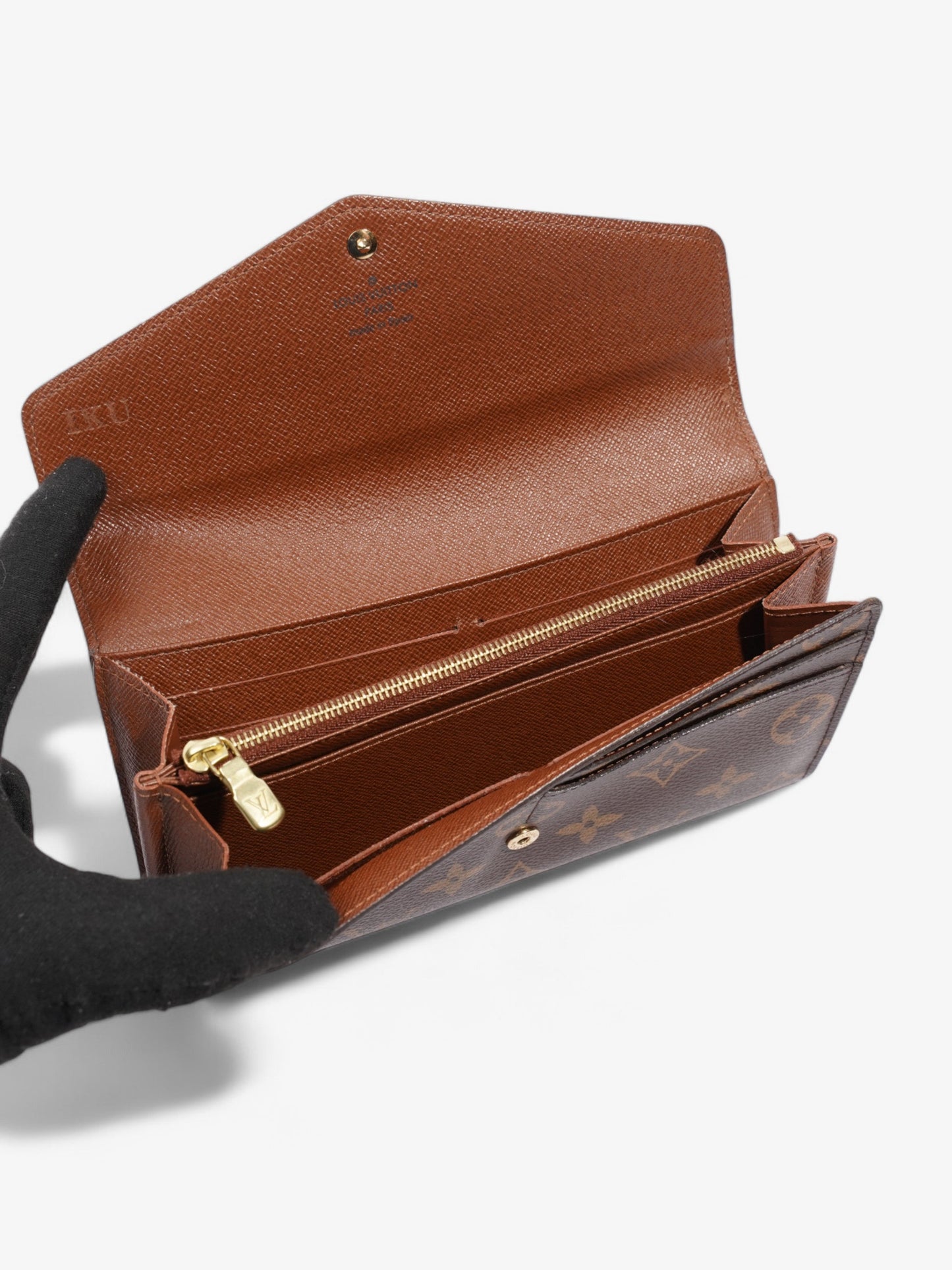 Louis Vuitton Sarah Wallet Monogram Coated Canvas