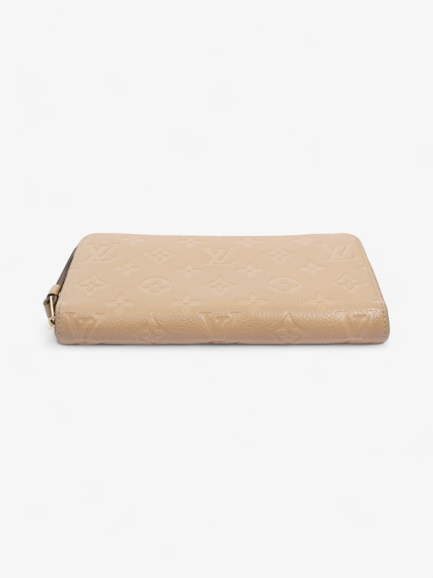 Louis Vuitton Zippy Wallet Beige Empreinte Leather