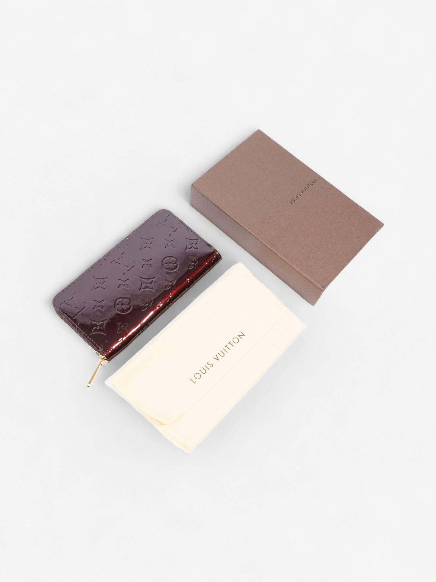 Louis Vuitton Zippy Wallet  Amarante Vernis Leather