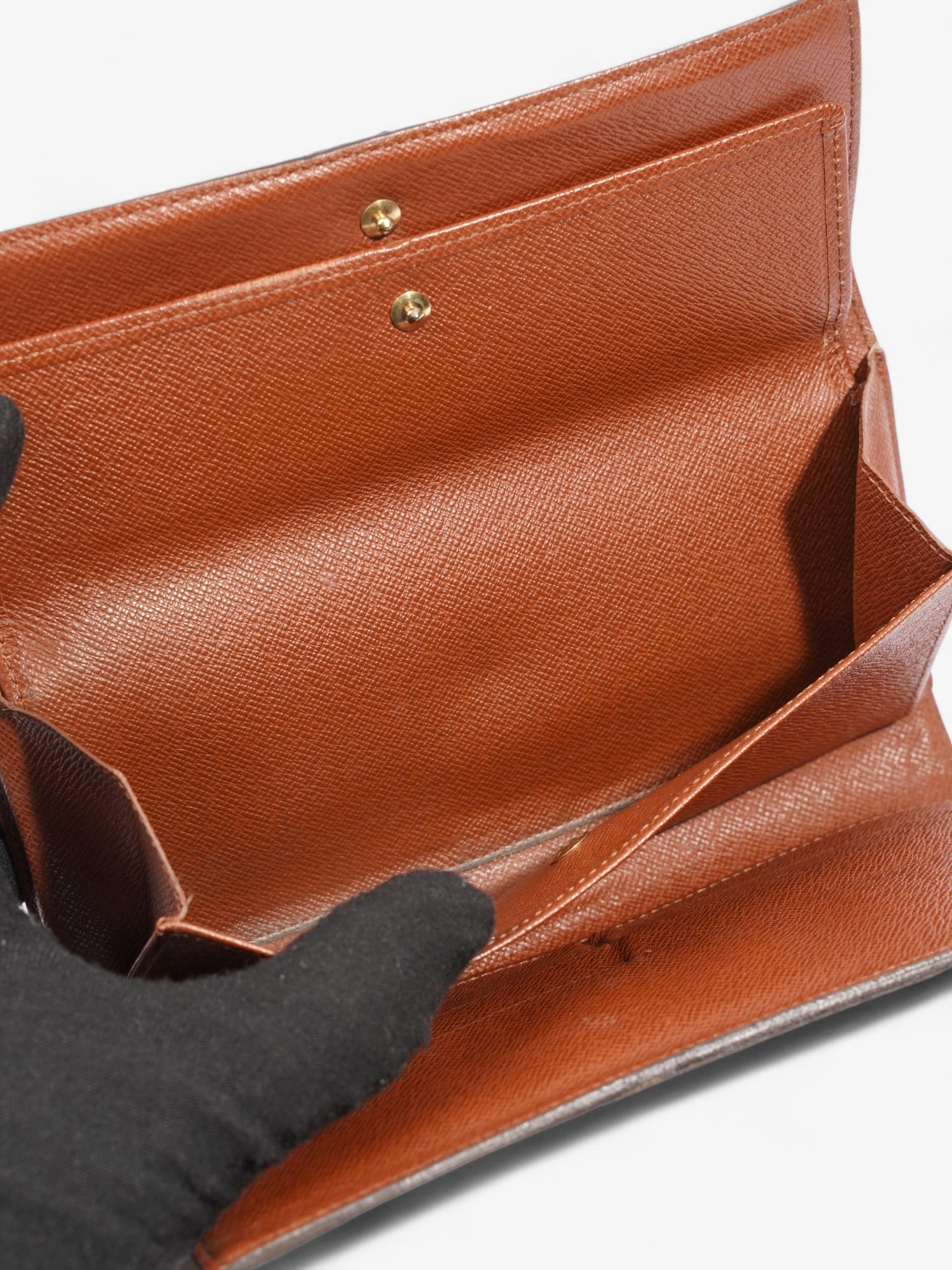 Louis Vuitton Porte Tresor International Long Wallet Monogram Coated Canvas