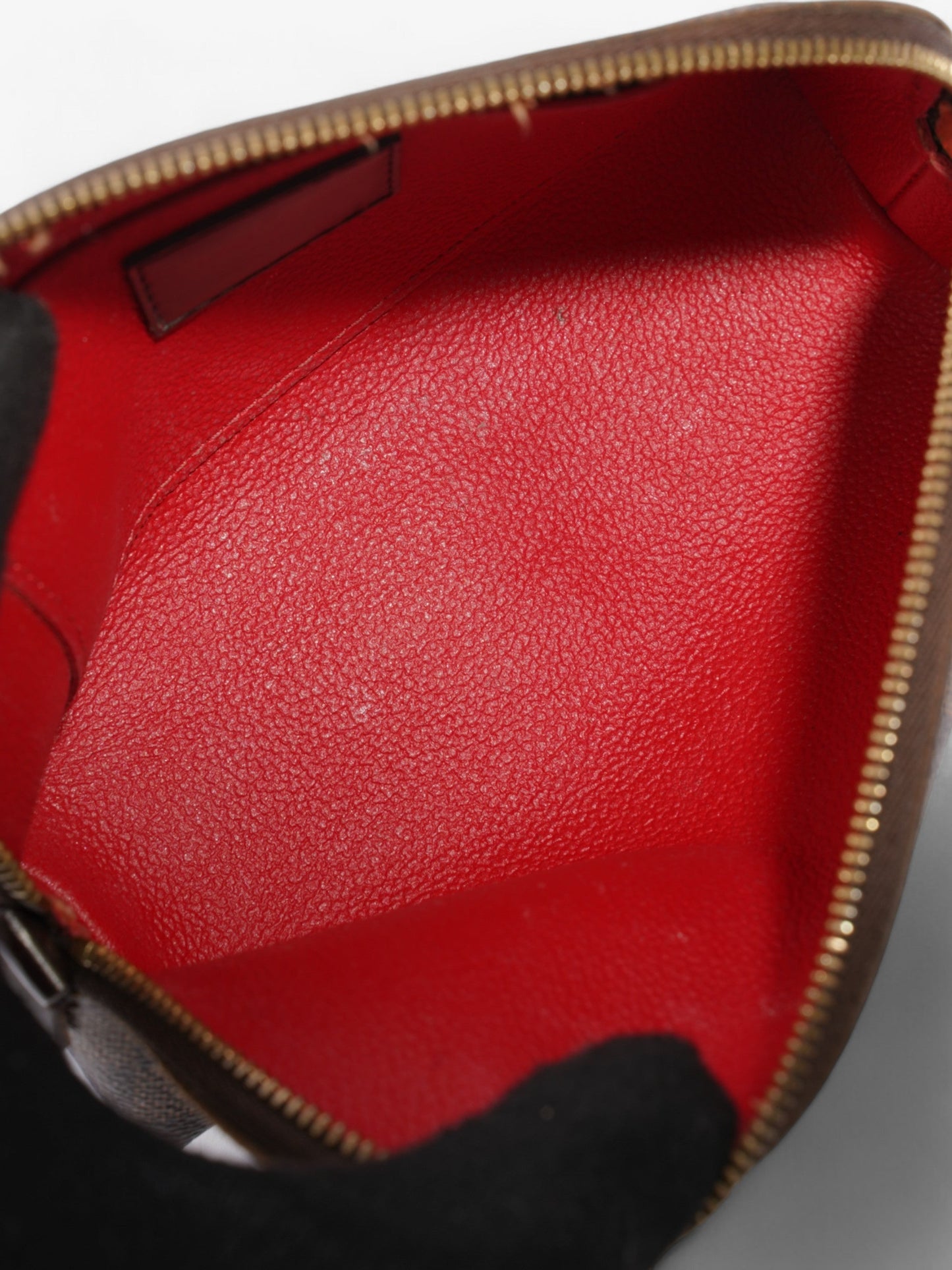 Louis Vuitton Cosmetic Pouch Damier Ebene Coated Canvas