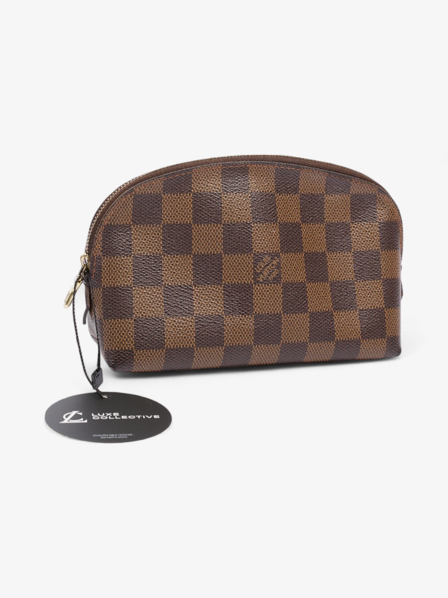 Louis Vuitton Cosmetic Pouch Damier Ebene Coated Canvas
