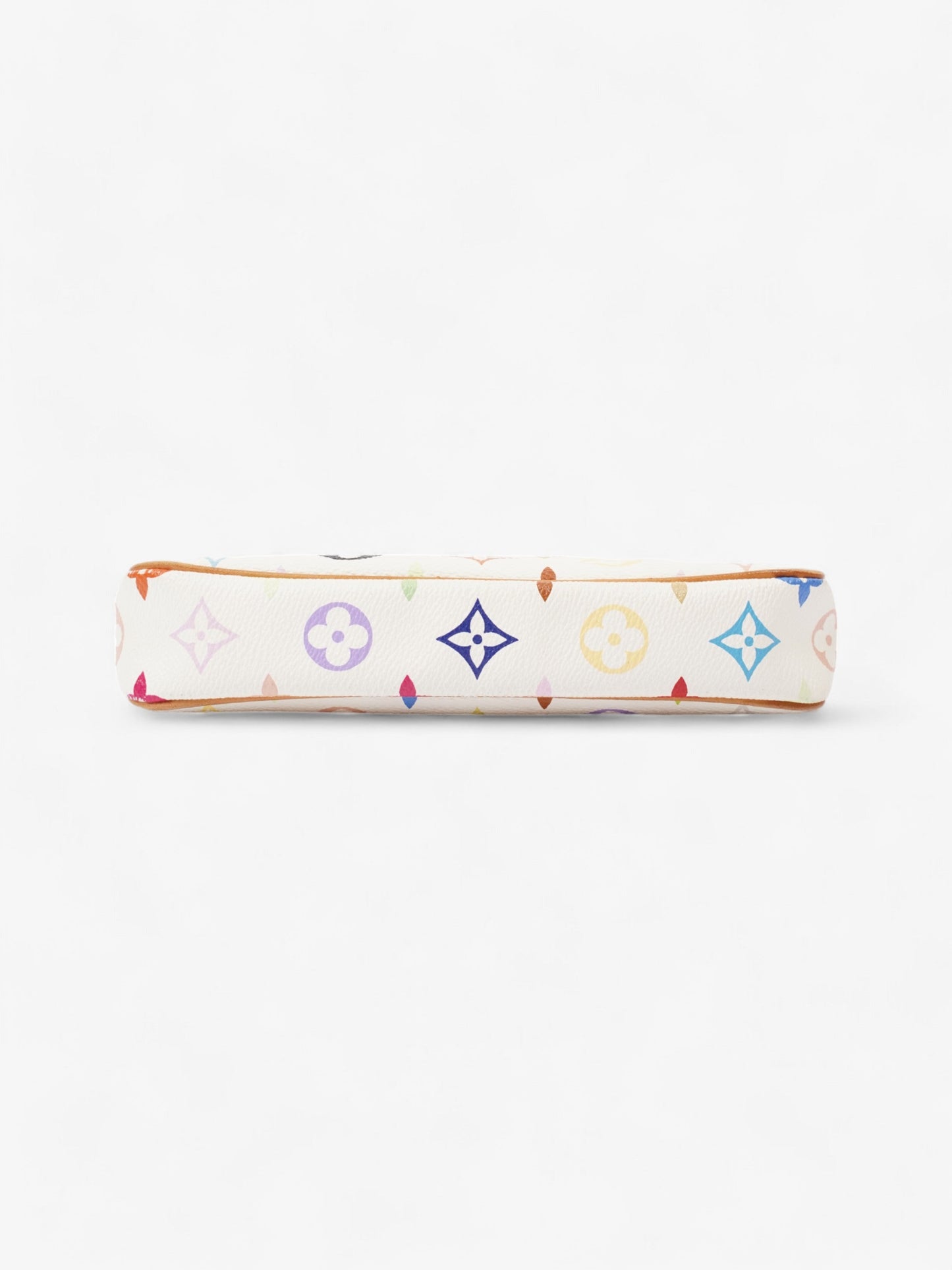 Louis Vuitton Pochette Accessoires White Multicoloured Monogram Coated Canvas