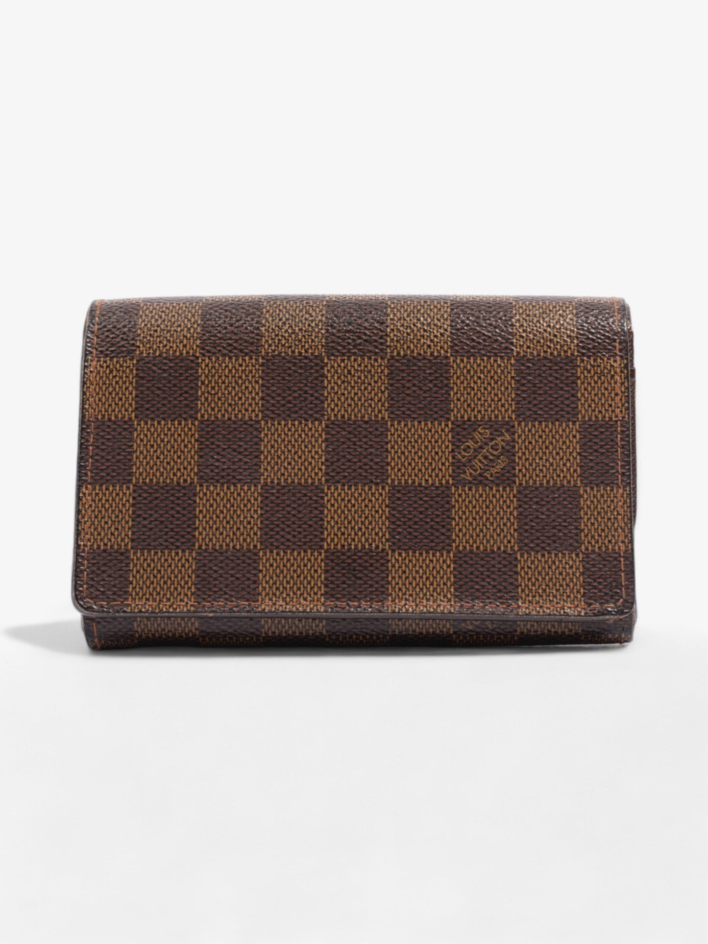 Louis Vuitton Portefeuil-Tr茅sor Damier Ebene Coated Canvas