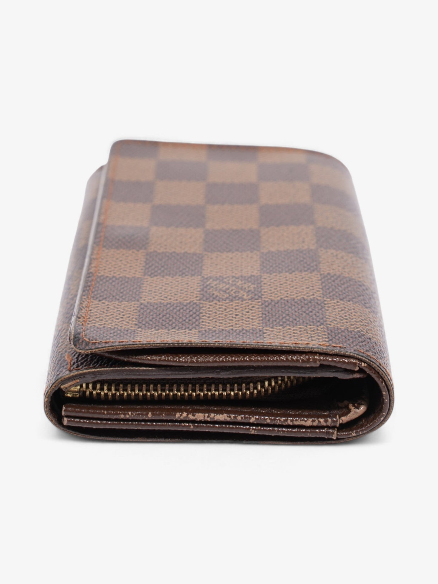 Louis Vuitton Portefeuil-Tr茅sor Damier Ebene Coated Canvas