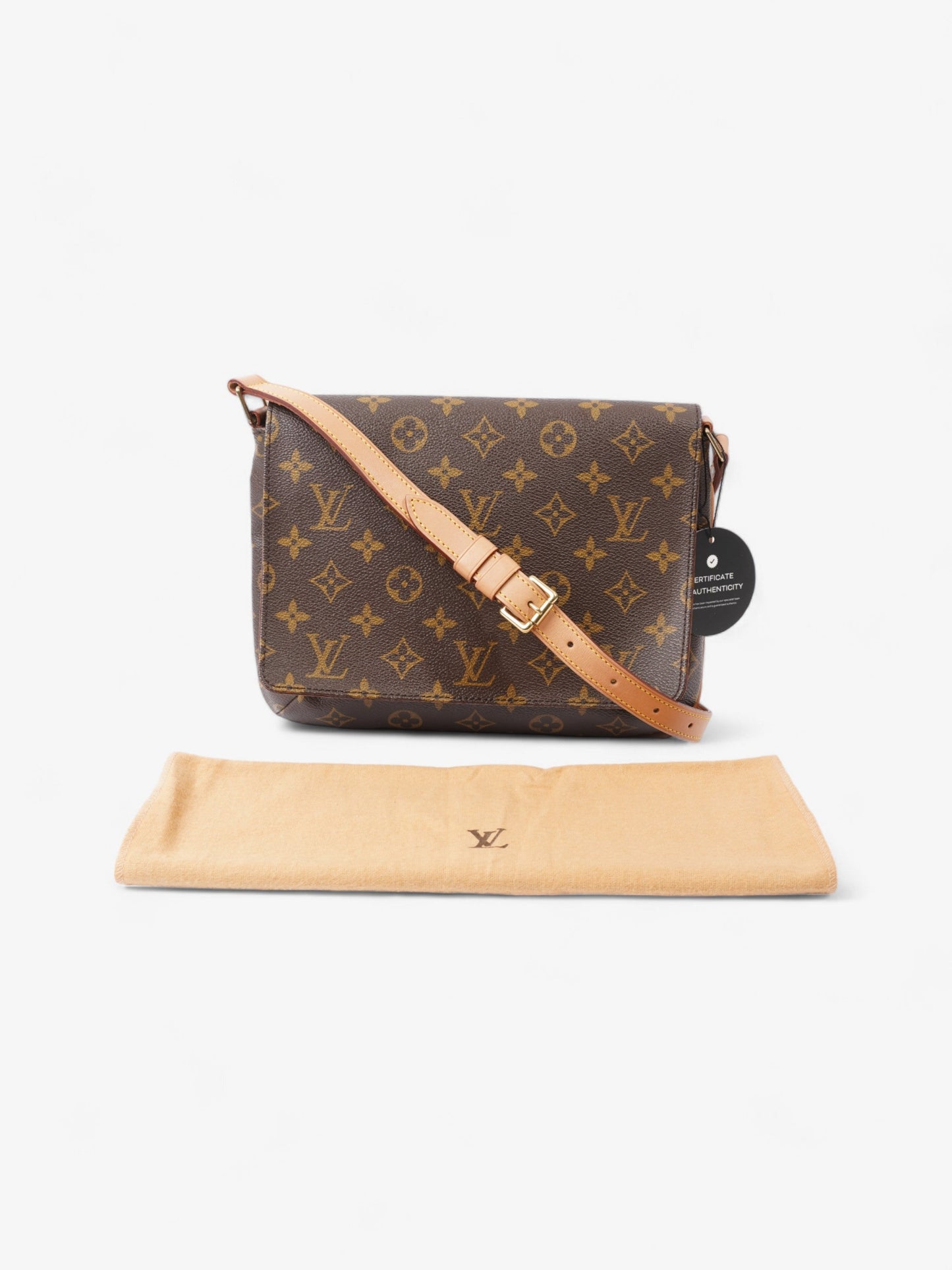 Louis Vuitton Musette Tango Monogram Coated Canvas