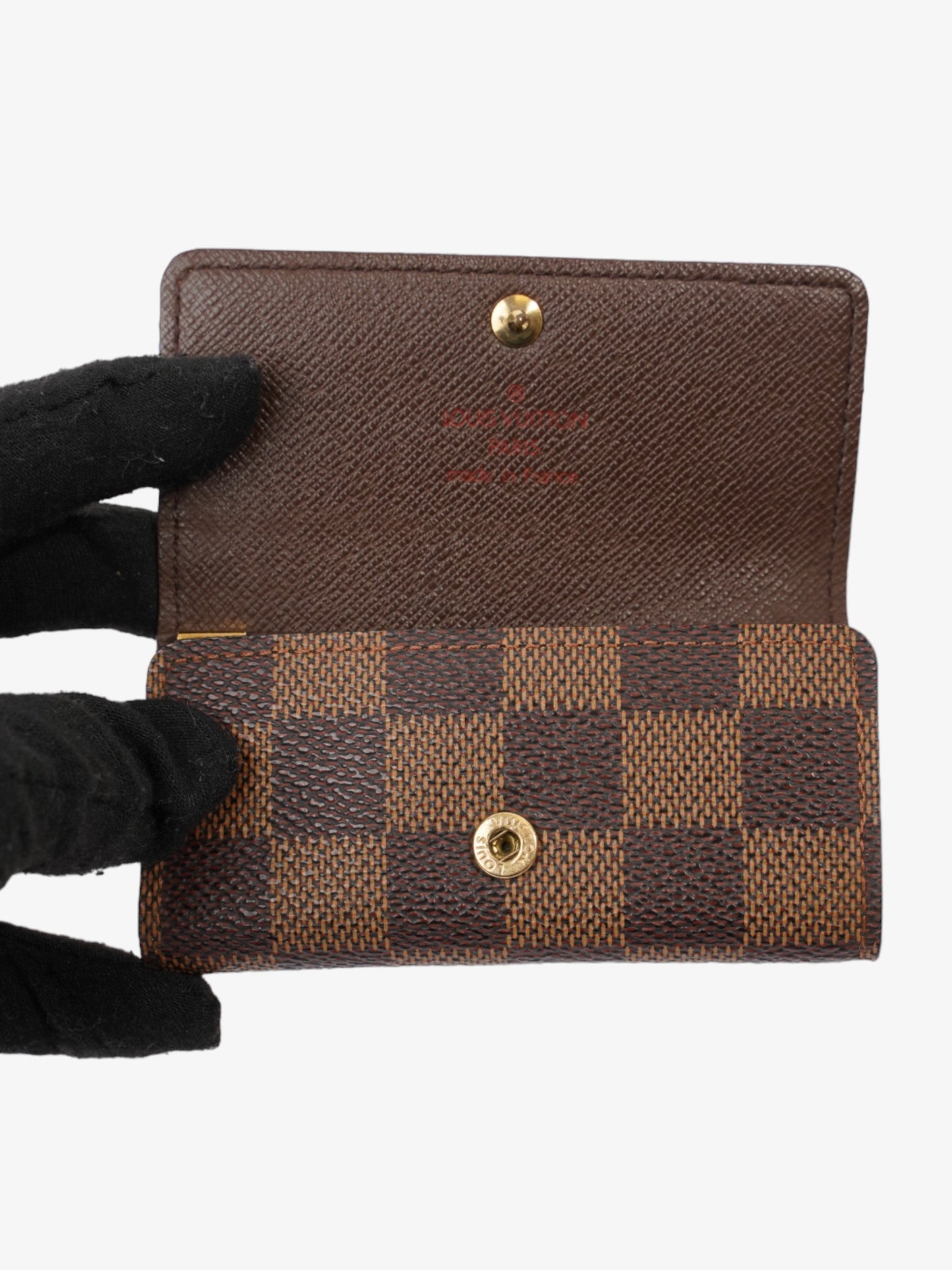 Louis Vuitton Multicles 4 Key Holder Damier Ebene Coated Canvas