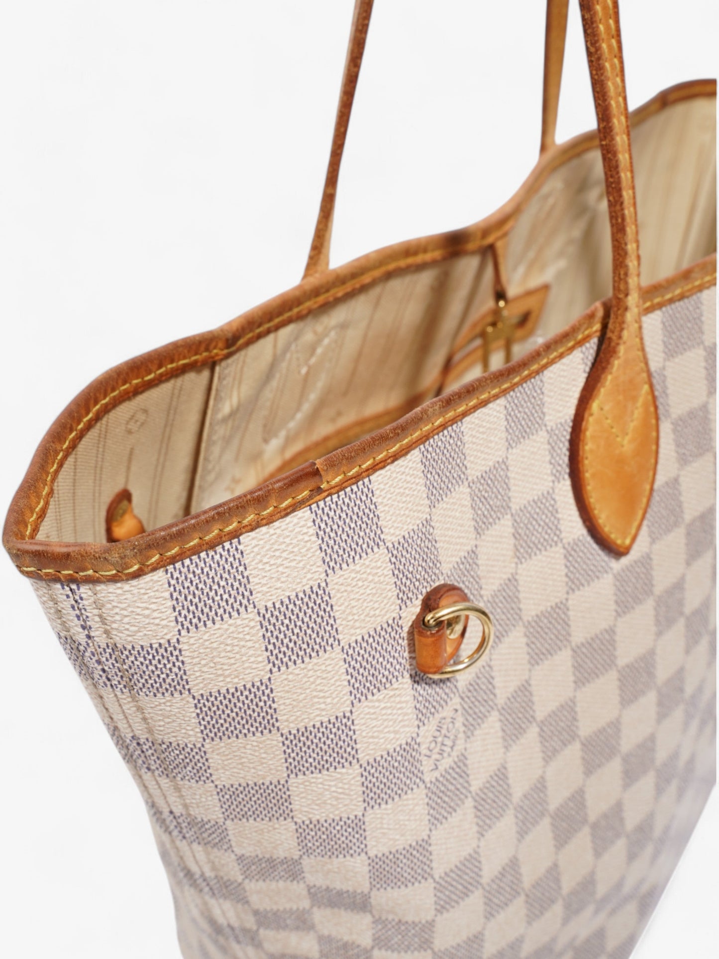 Louis Vuitton Neverfull Damier Azur Coated Canvas MM