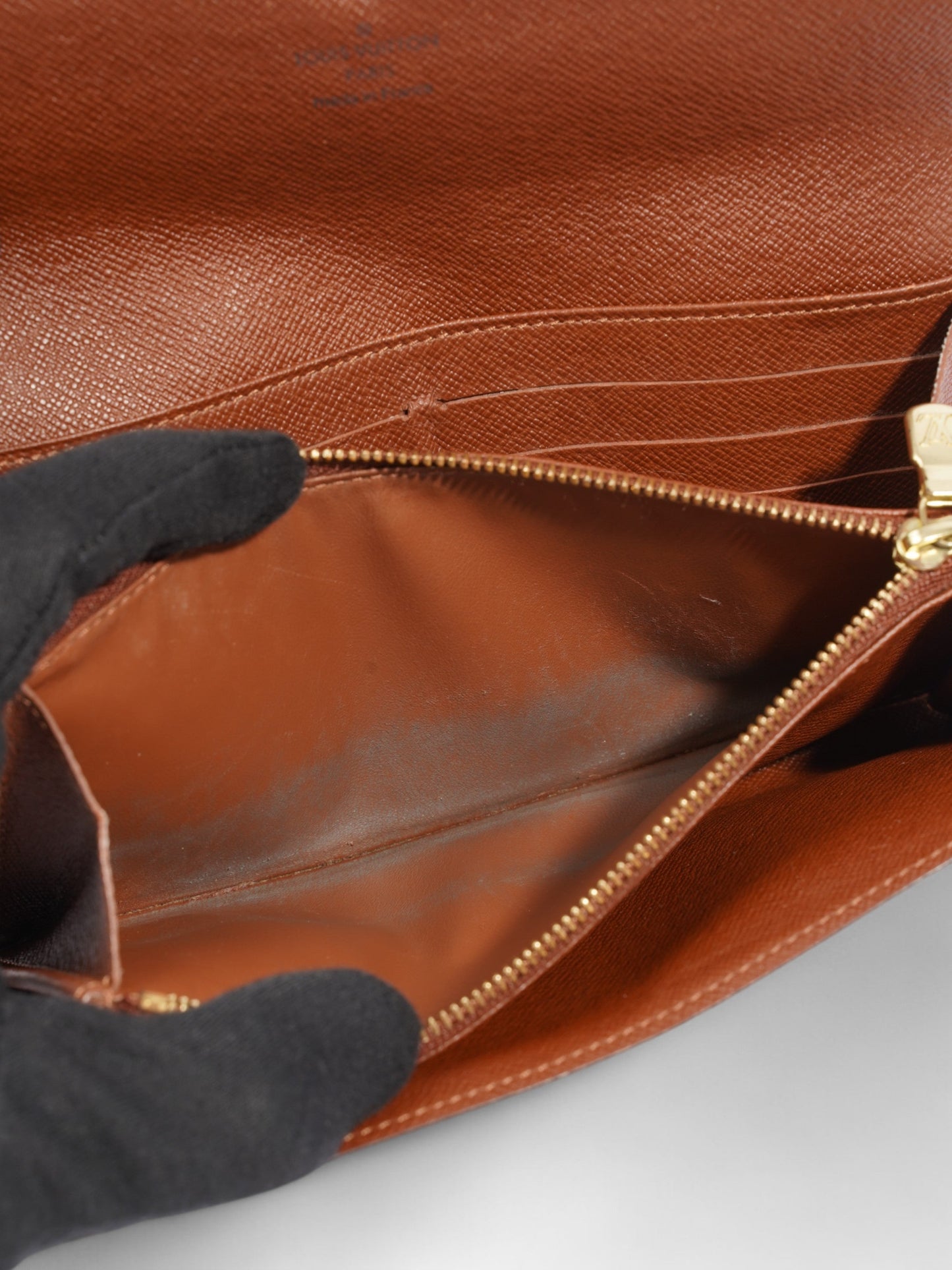 Louis Vuitton Sarah Wallet Monogram Coated Canvas