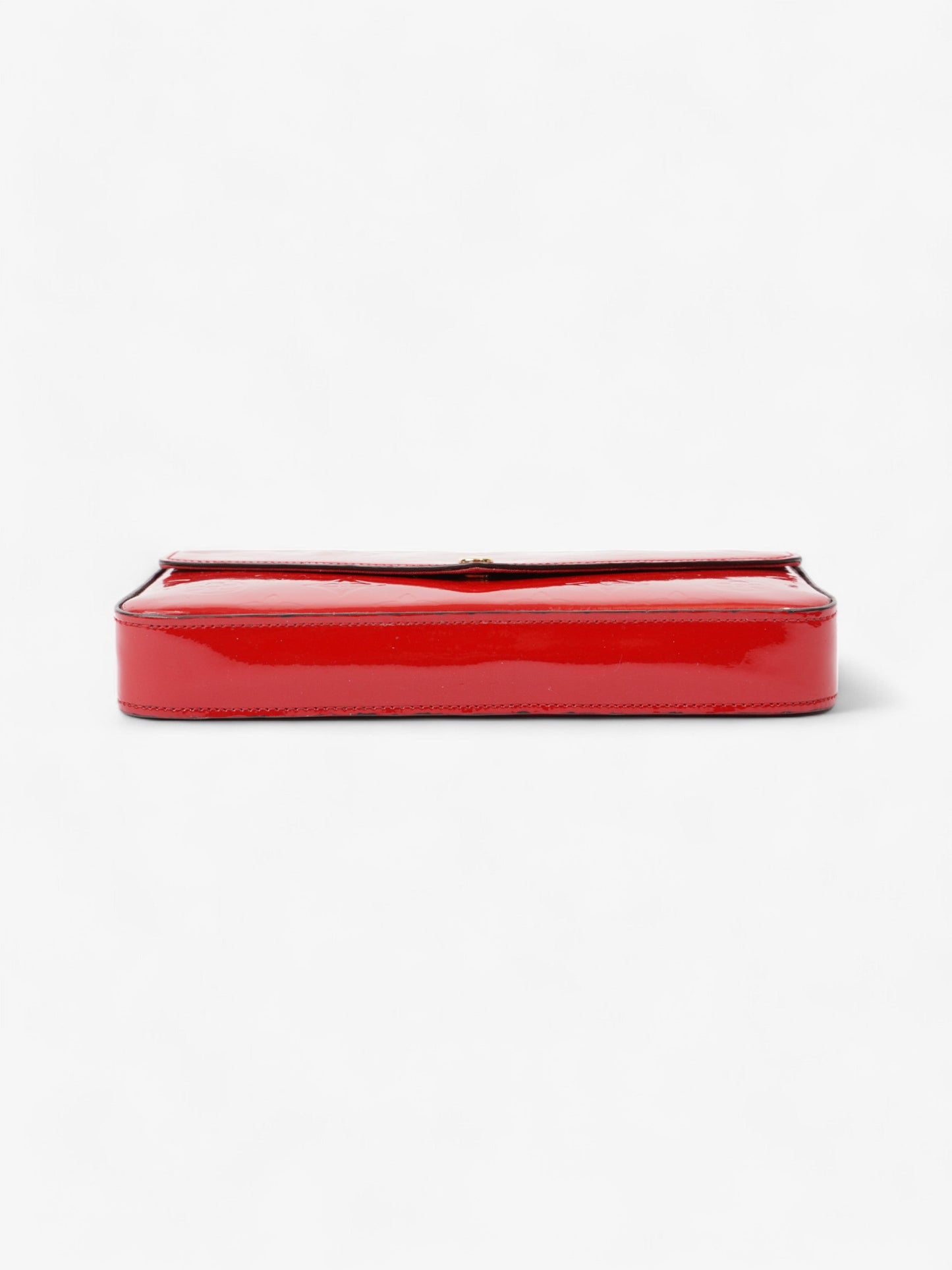 Louis Vuitton Pochette Felicie Red Vernis Leather