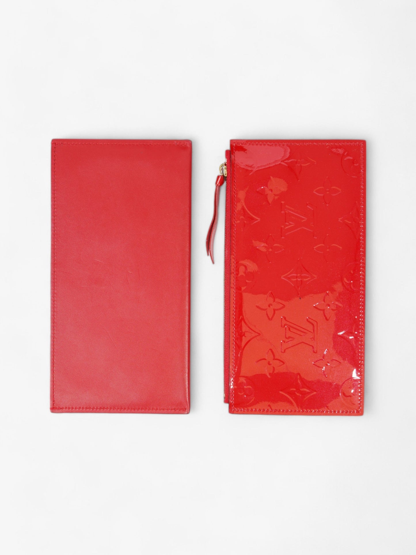Louis Vuitton Pochette Felicie Red Vernis Leather