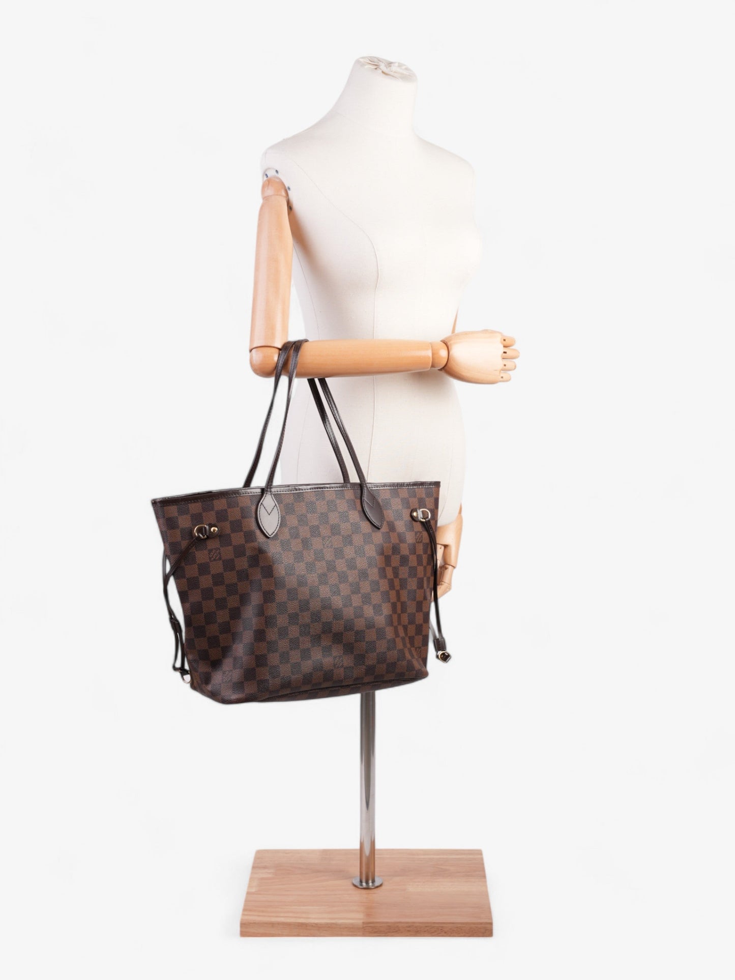 Louis Vuitton Neverfull Damier Ebene Coated Canvas MM
