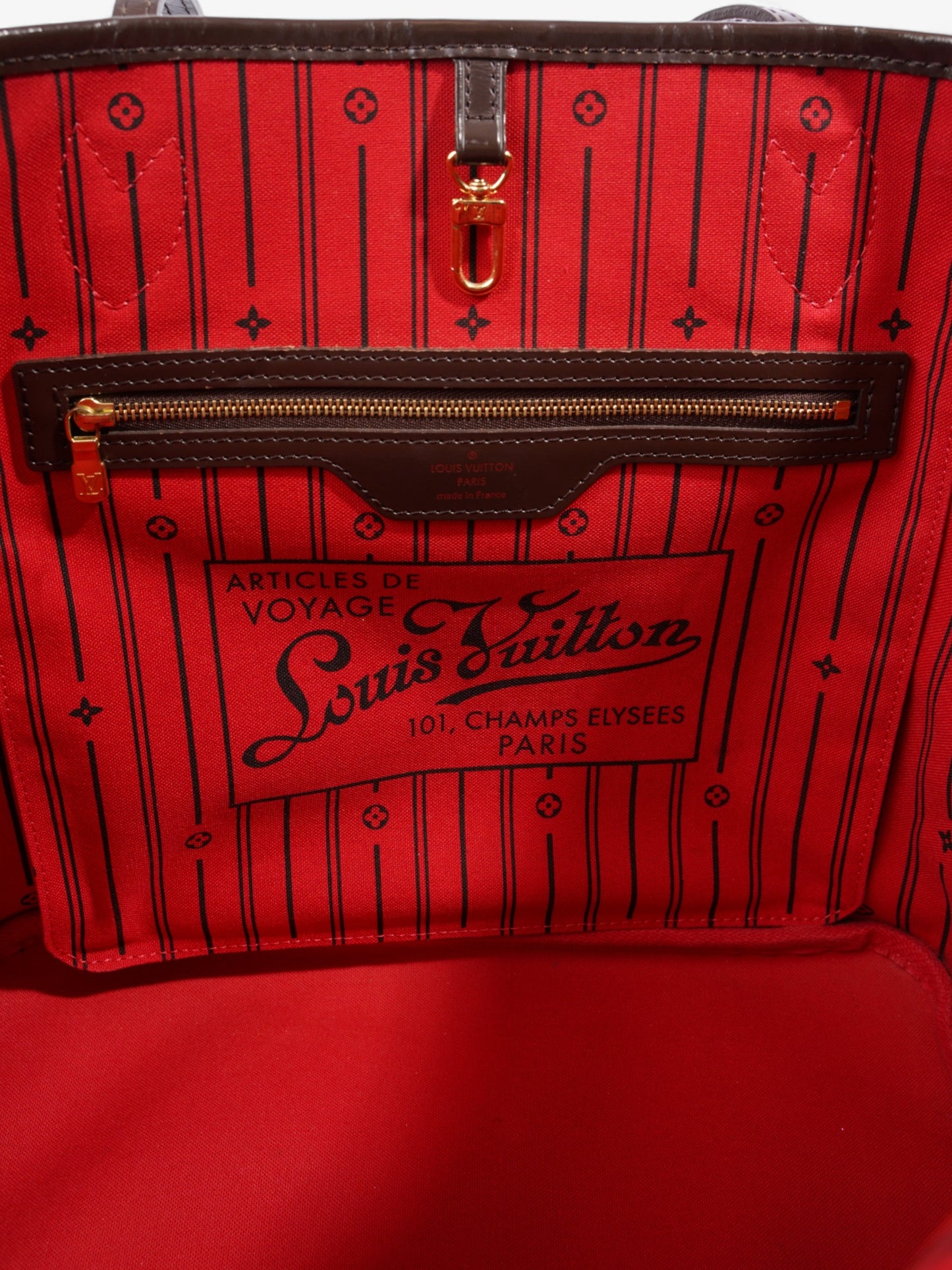 Louis Vuitton Neverfull Damier Ebene Coated Canvas MM