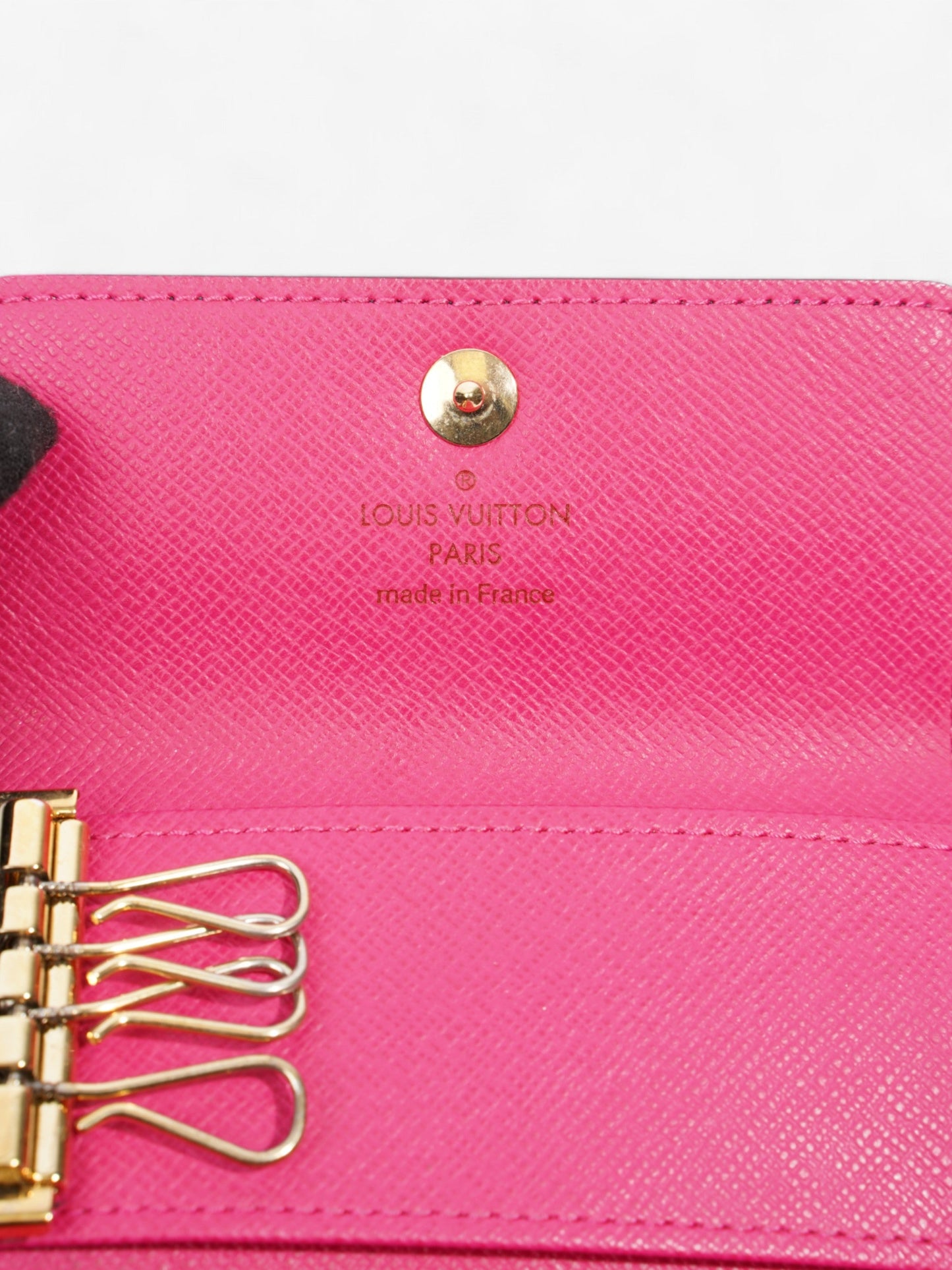 Louis Vuitton Murakami Multicles 4 Key Case Holder Black / Multicolour Coated Canvas