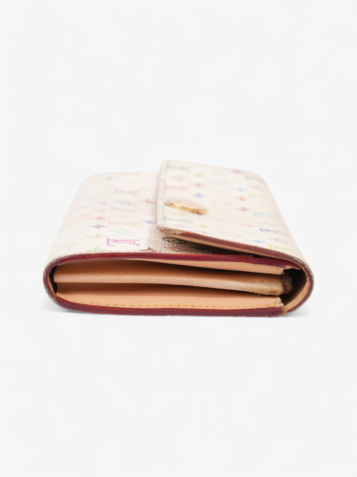 Louis Vuitton Sarah Wallet White / Multicolour Coated Canvas