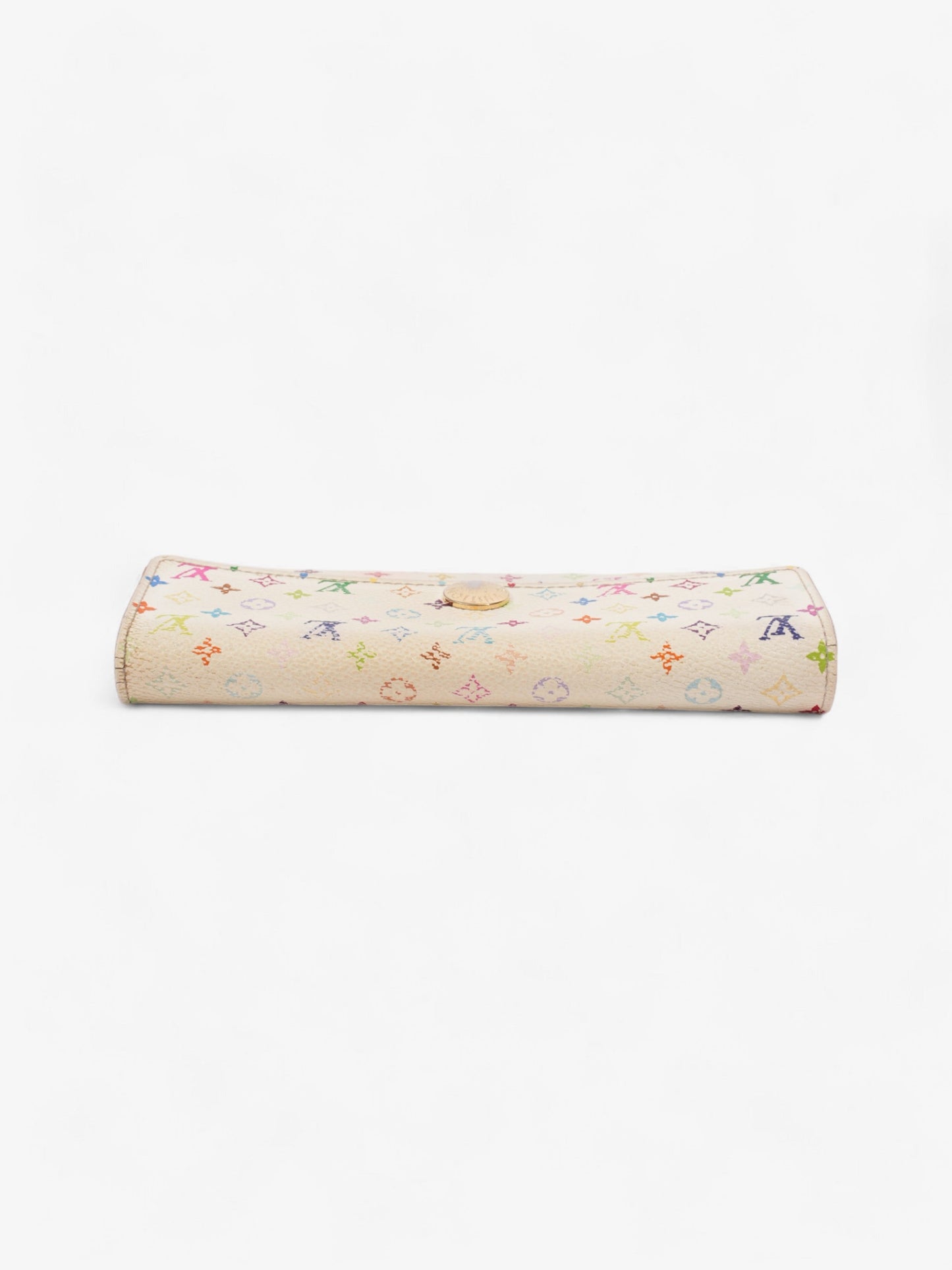 Louis Vuitton Sarah Wallet White / Multicolour Coated Canvas
