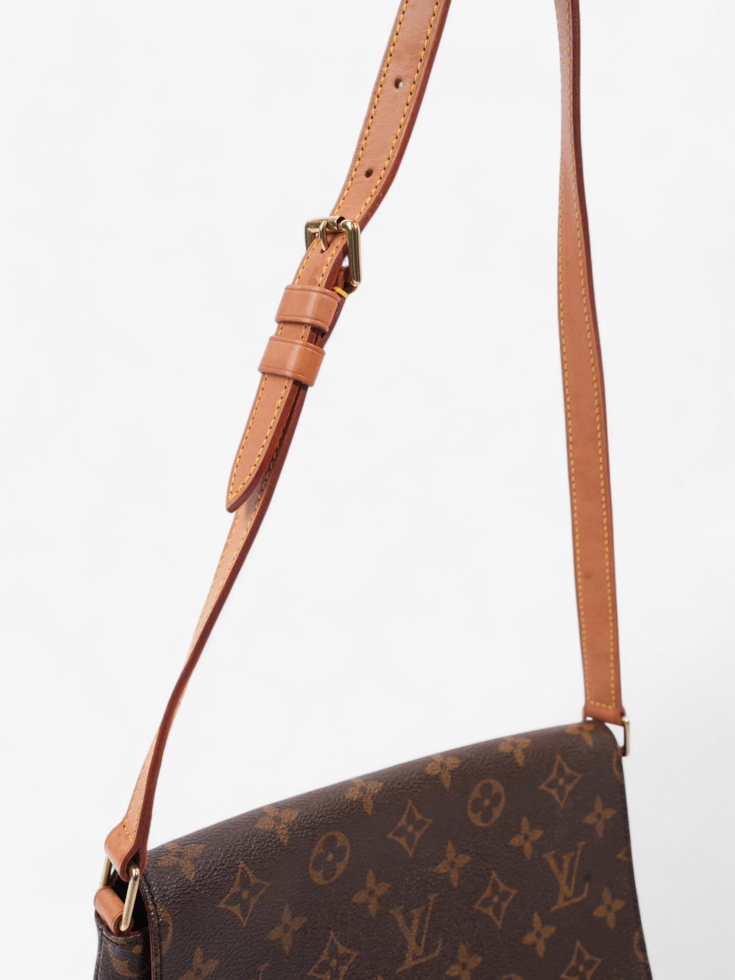 Louis Vuitton Musette Tango Monogram Coated Canvas