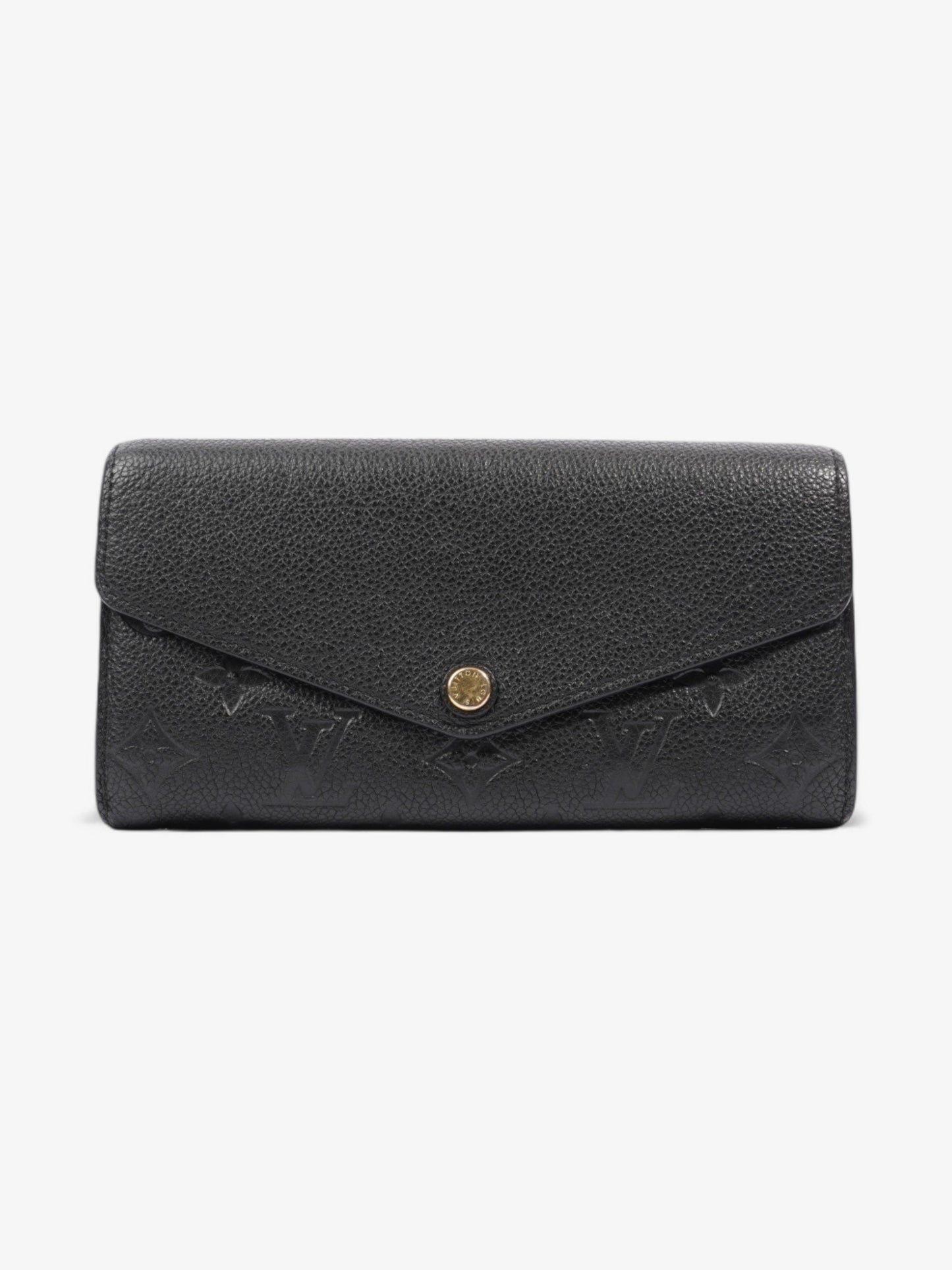 Louis Vuitton Sarah Wallet Black Empreinte Leather