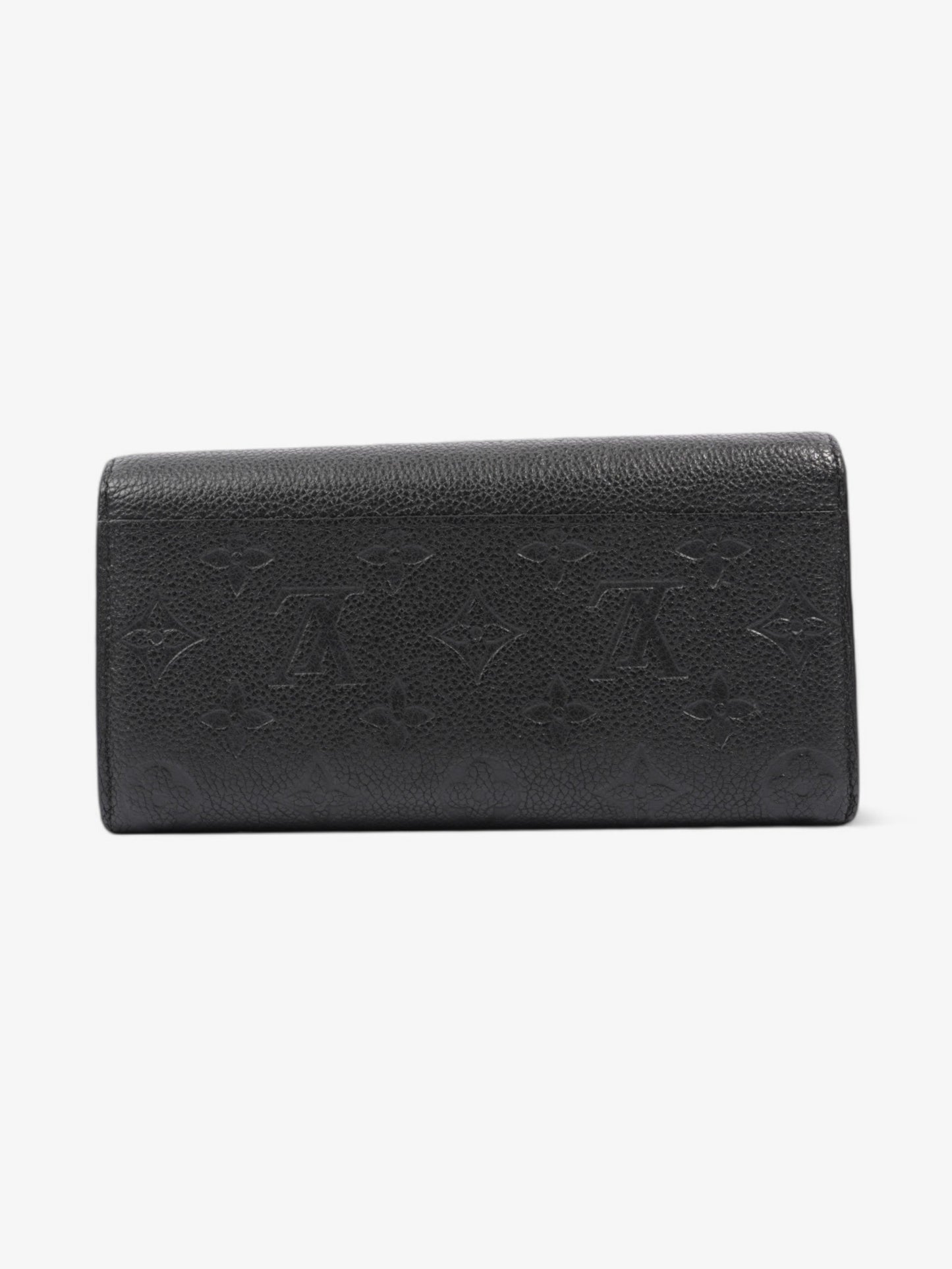 Louis Vuitton Sarah Wallet Black Empreinte Leather