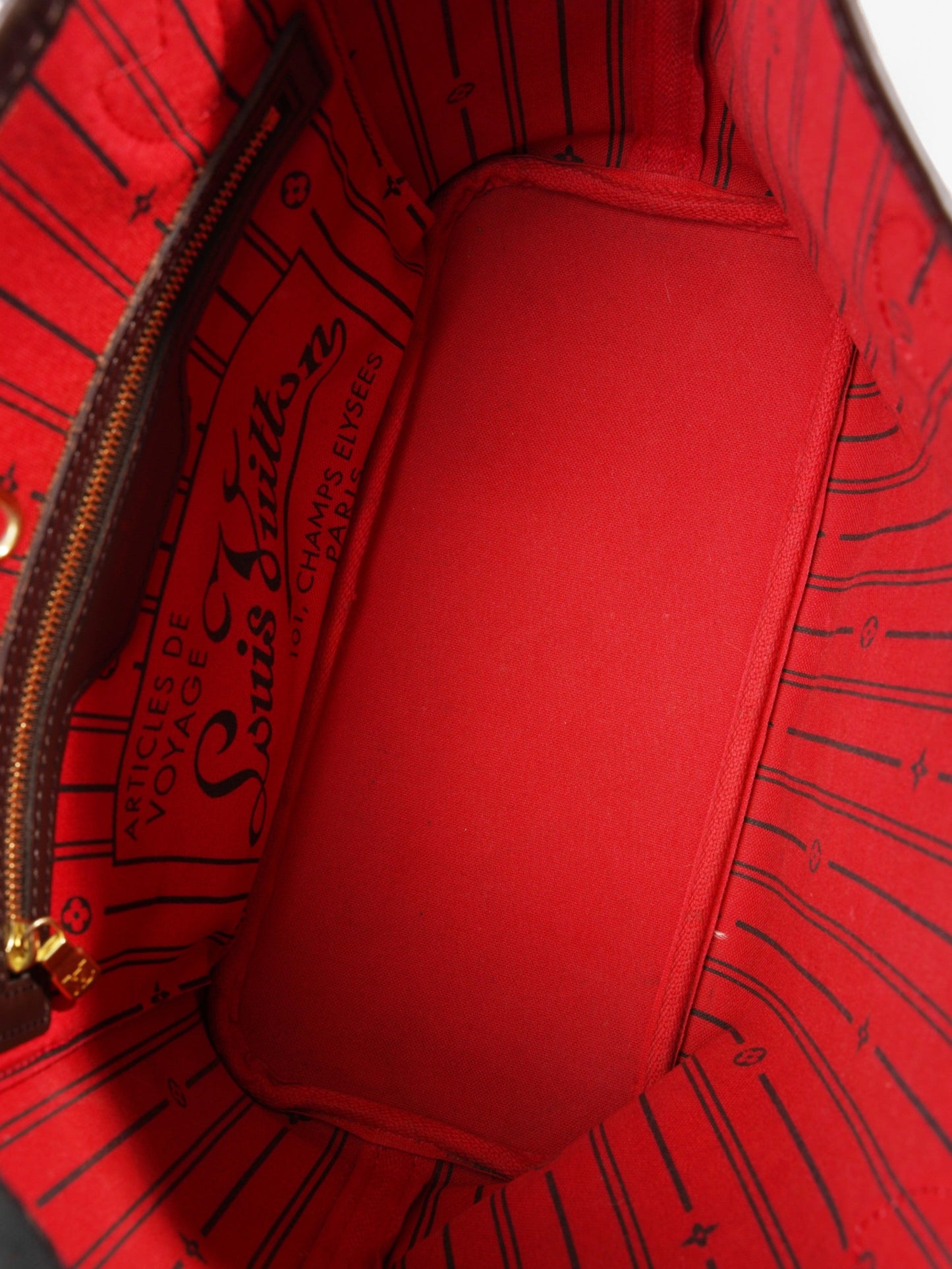 Louis Vuitton Neverfull Damier Ebene Coated Canvas PM